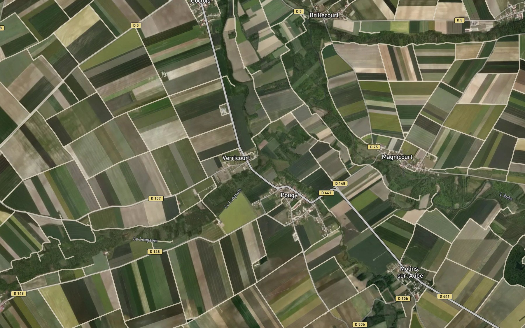 Satellite map of the Longsol