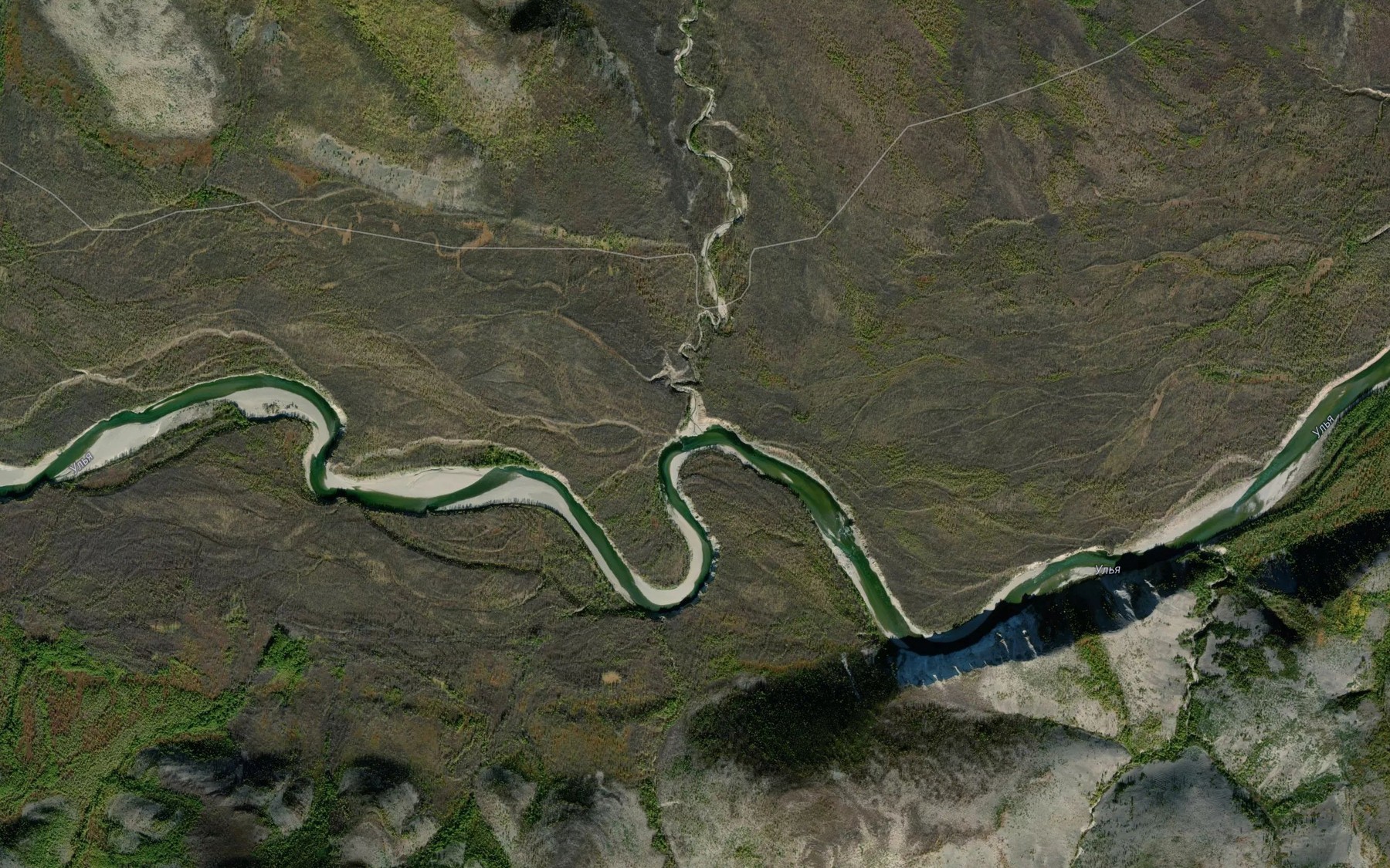 Satellite map of the Odzhana
