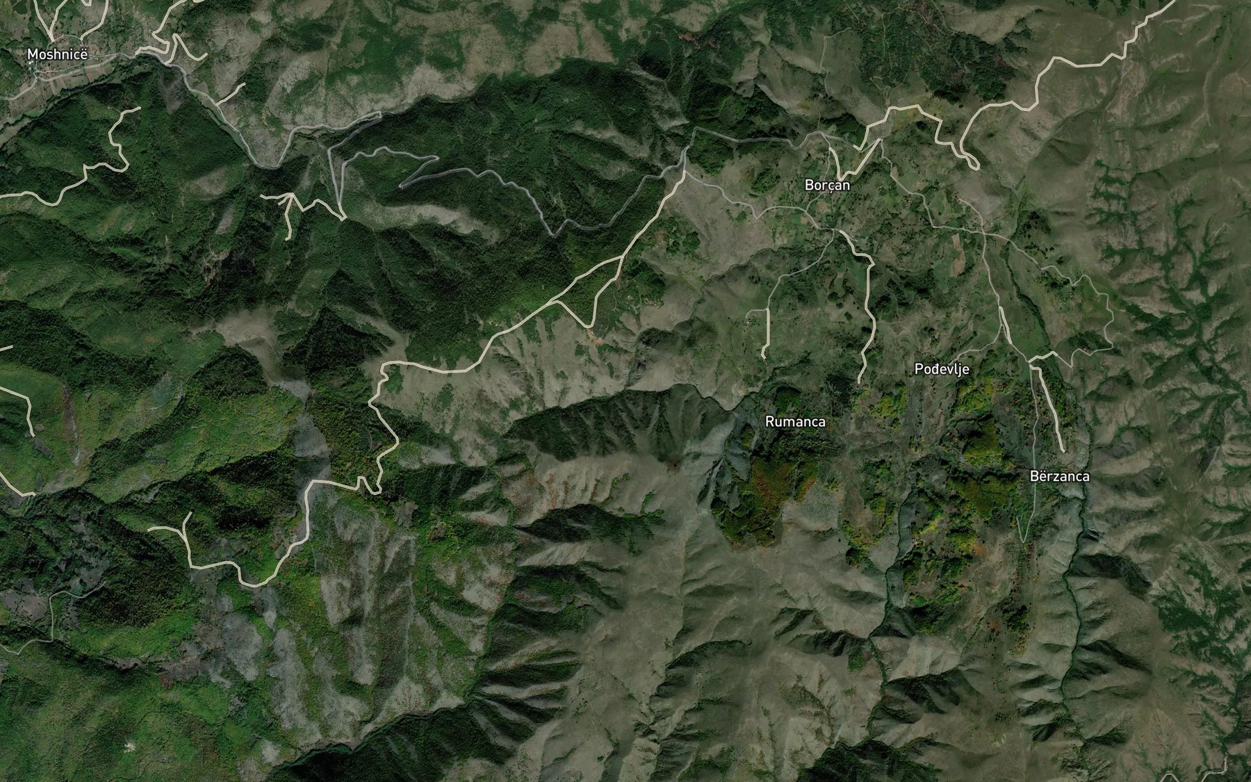 Satellite map of the Lumi Borcan