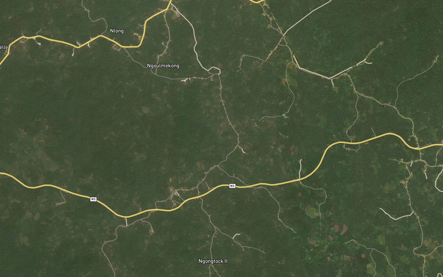 Satellite map of the Ekoi