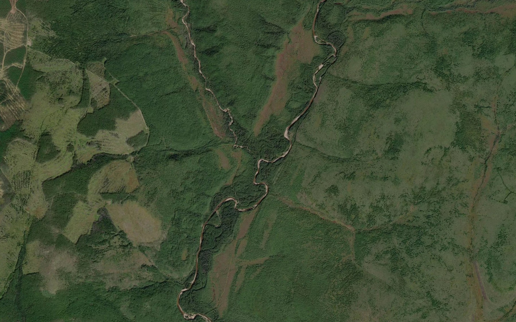Satellite map of the Desh