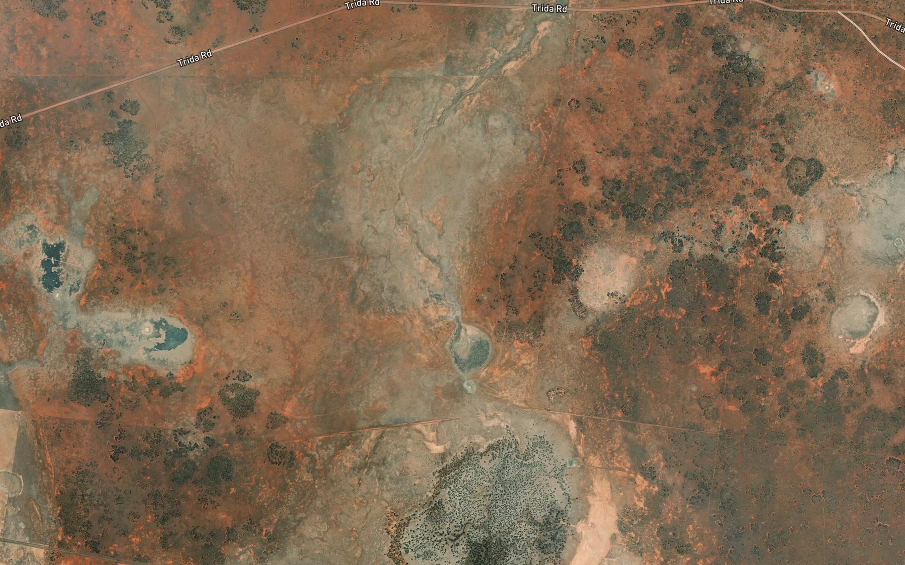 Satellite map of the Piccaninny Creek