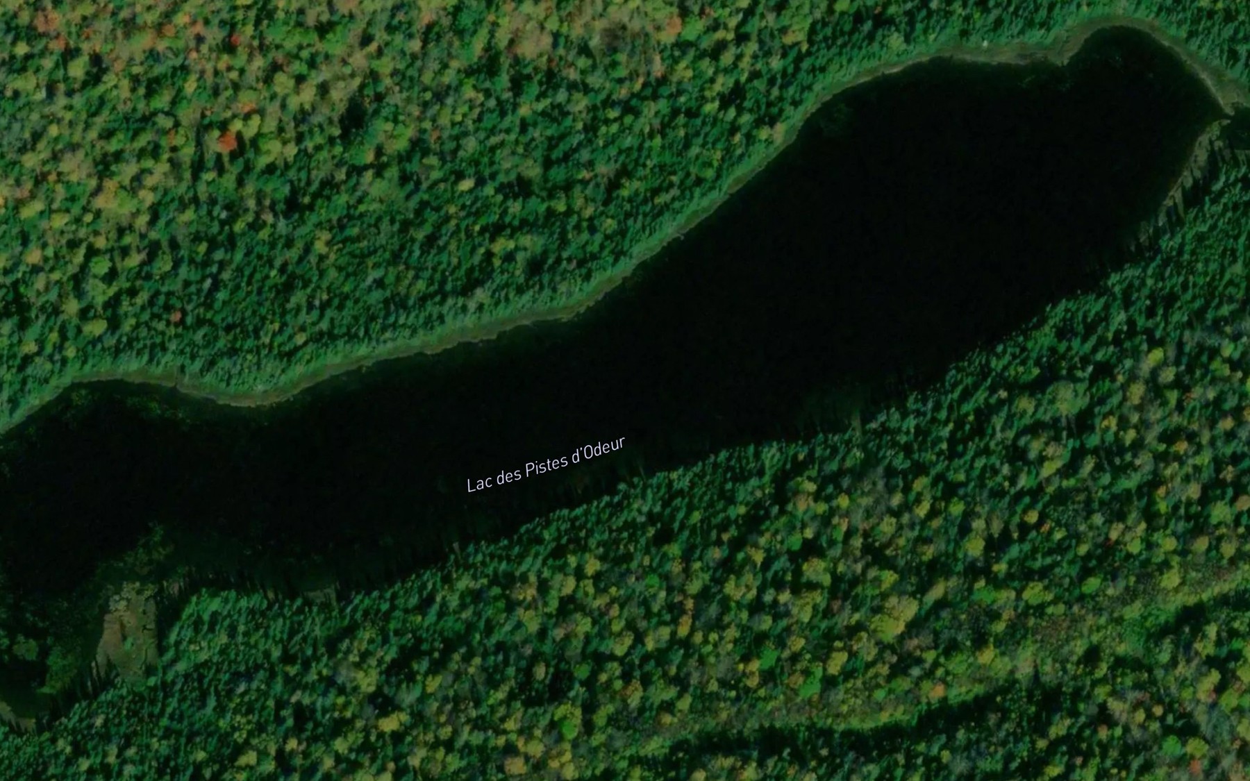 Satellite map of the Lac des Pistes d'Odeur