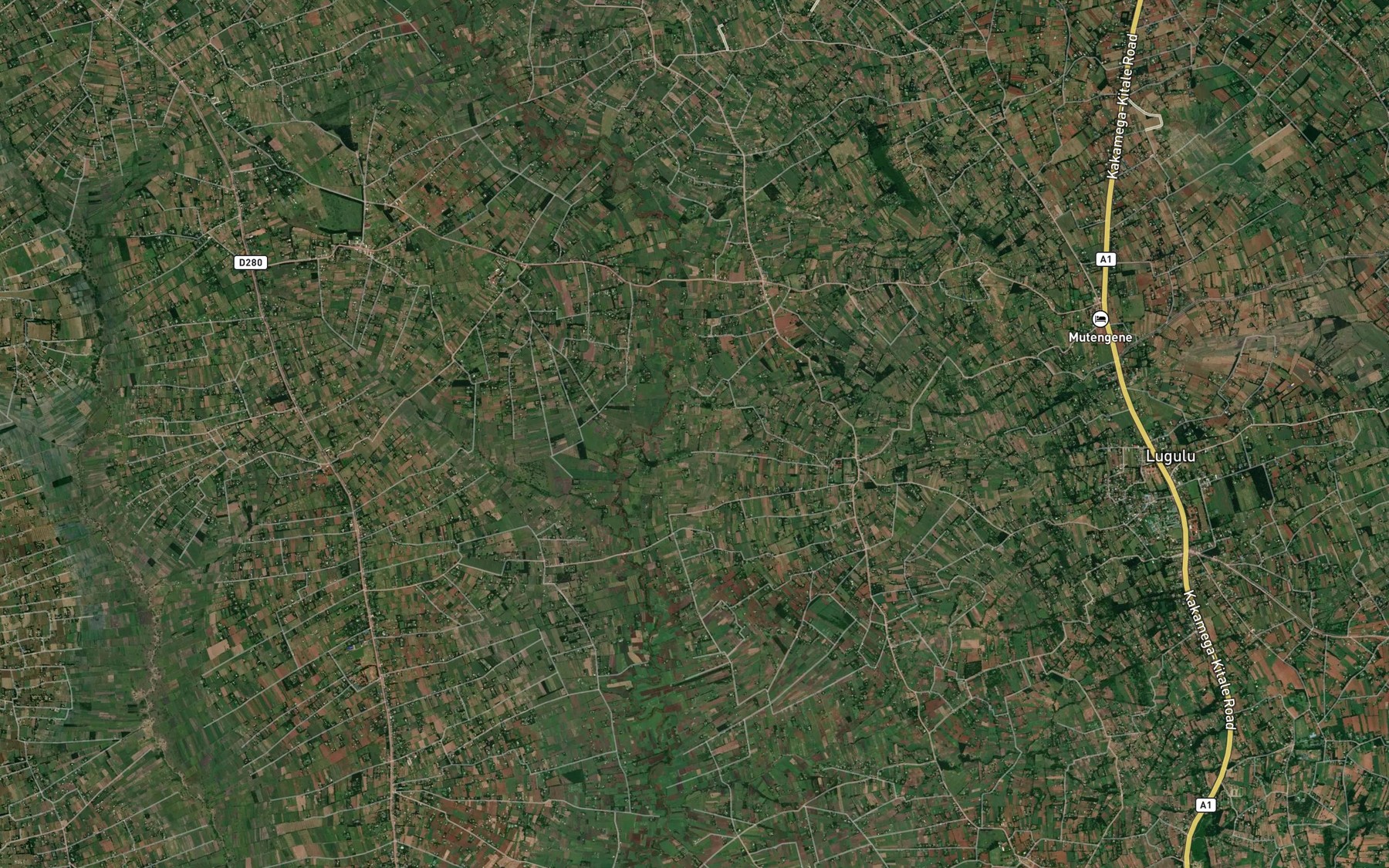 Satellite map of the Kituni