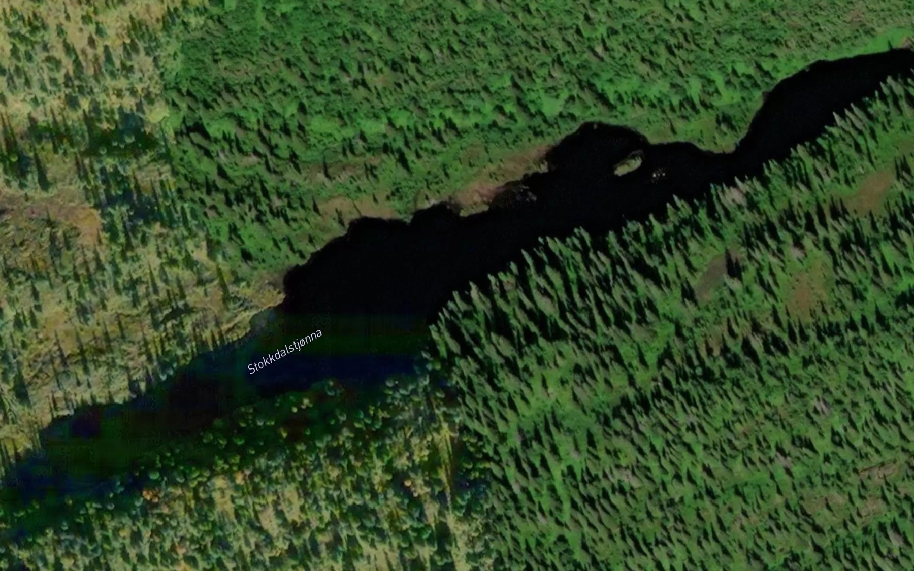 Satellite map of the Stokkdalstjonna