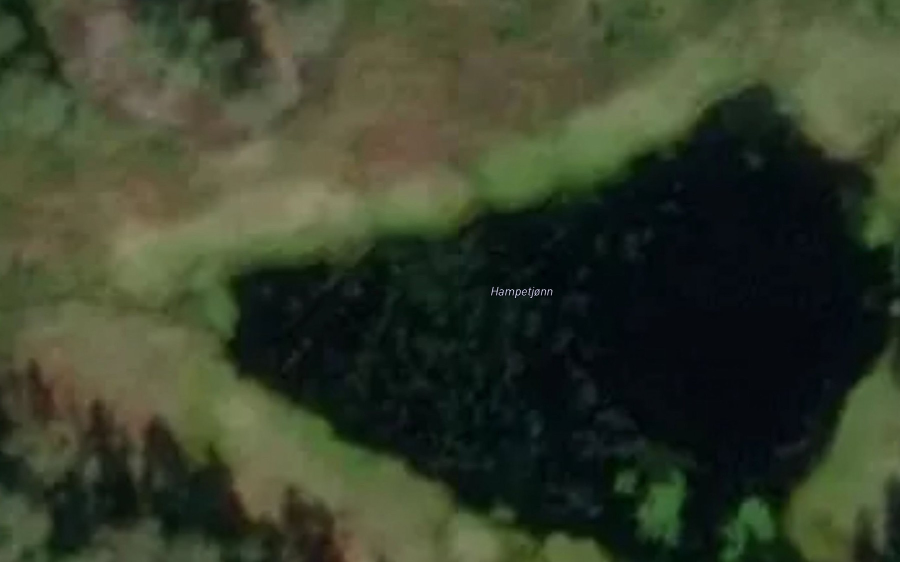 Satellite map of the Hampetjonn