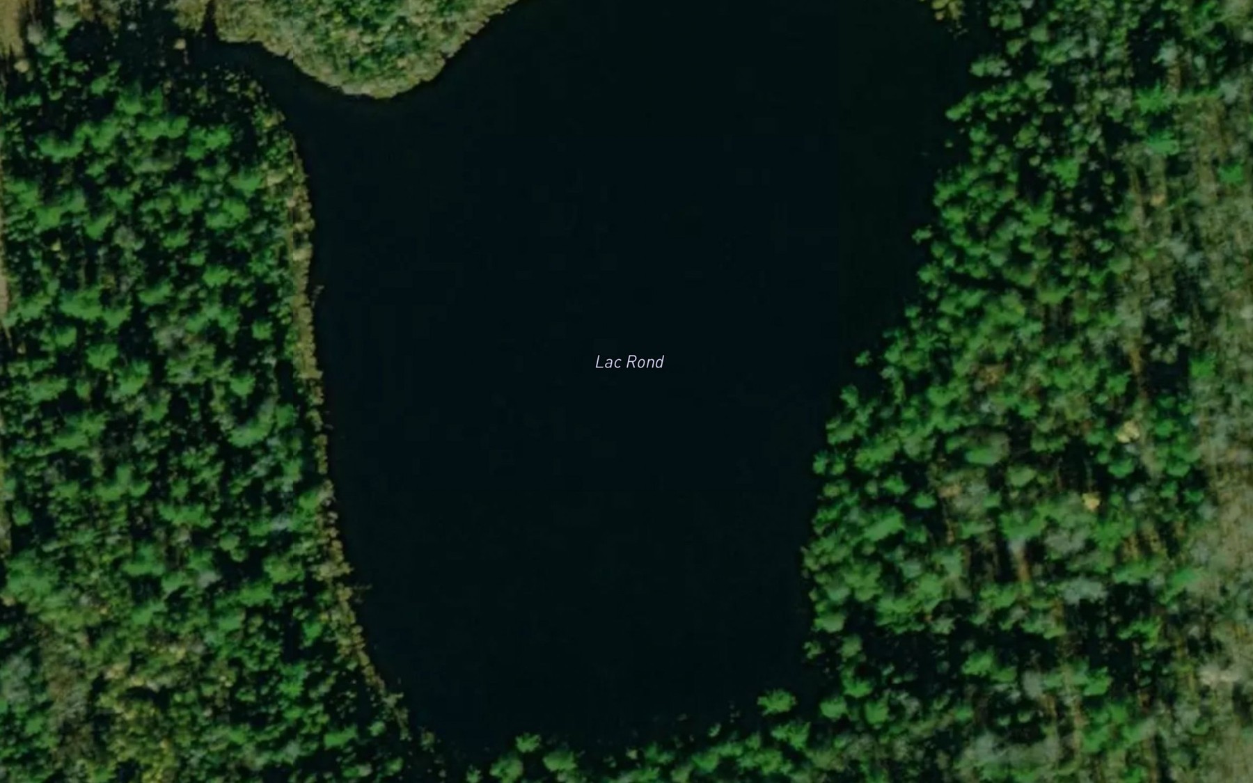 Satellite map of the Lac Rond