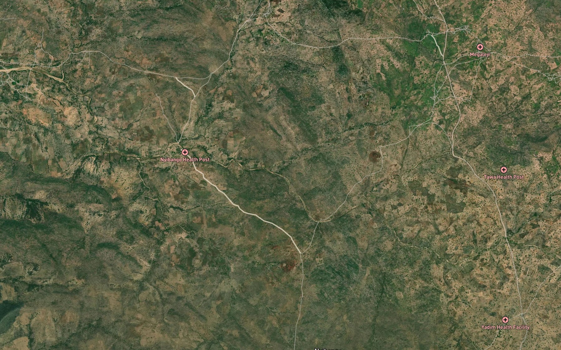 Satellite map of the Mayo Lainde Darumba