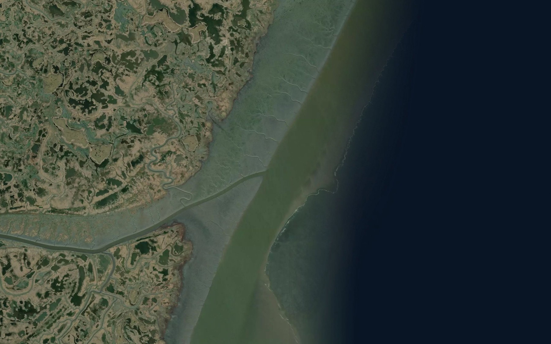 Satellite map of the Aprothluk River