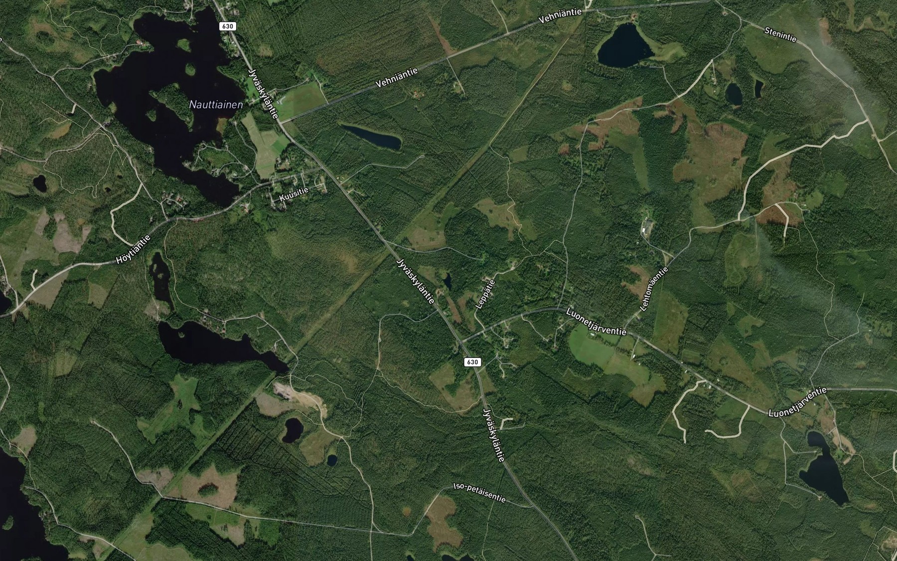 Satellite map of the Pahalampi