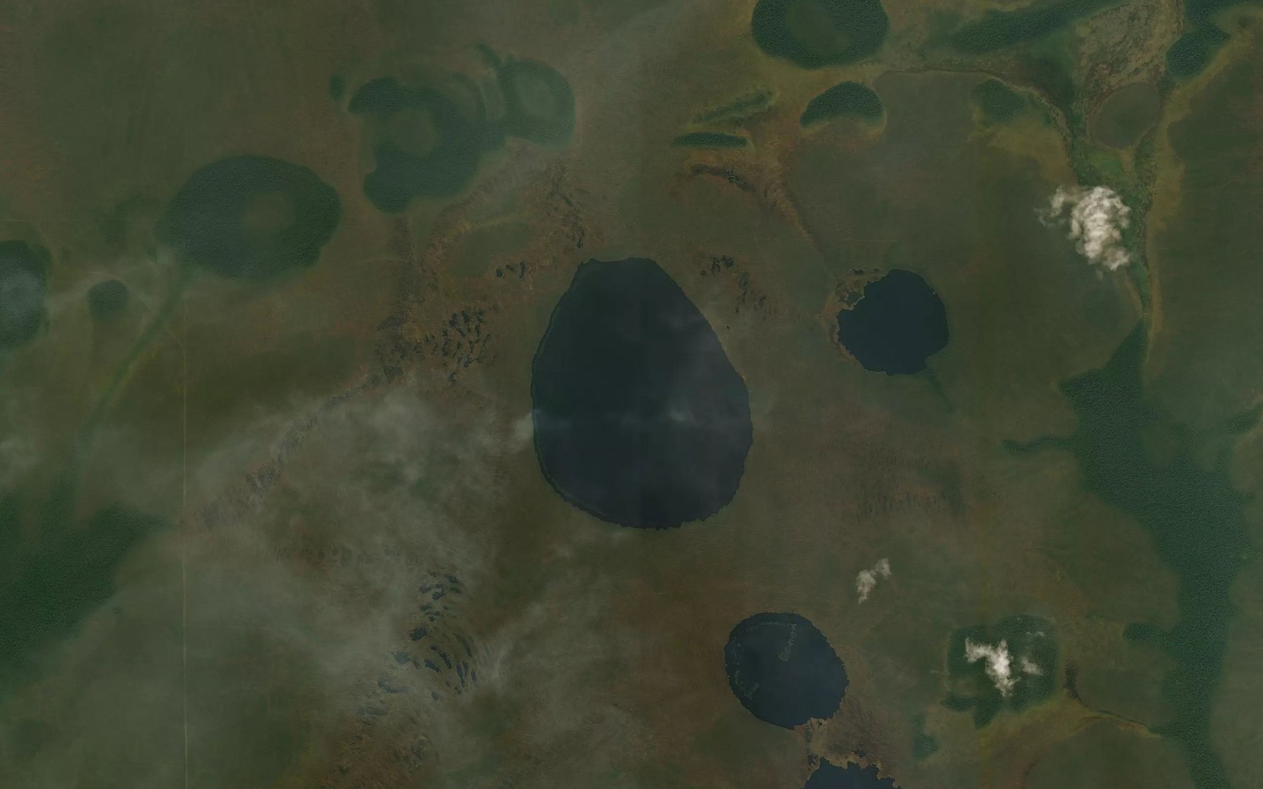 Satellite map of the Ozero Kurum'-Yakh