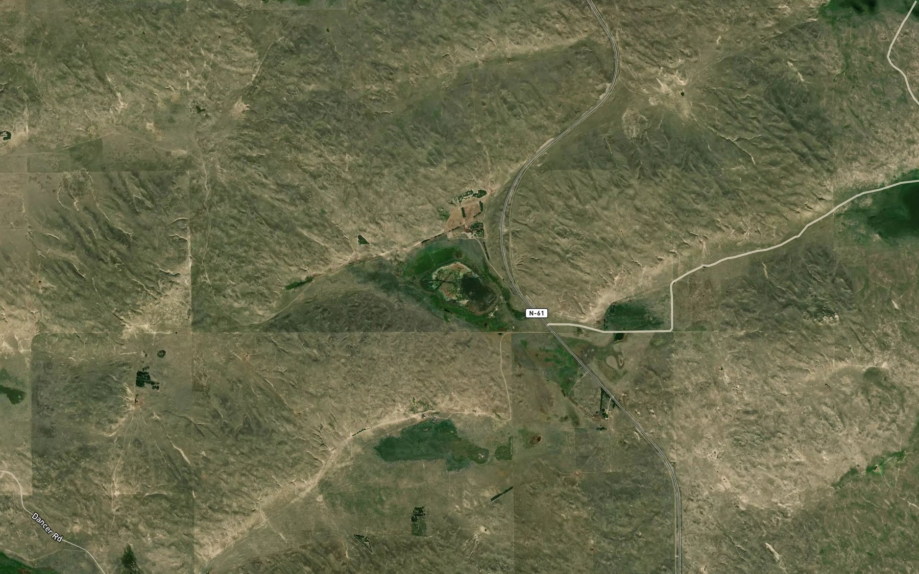 Satellite map of the Neilson Lake