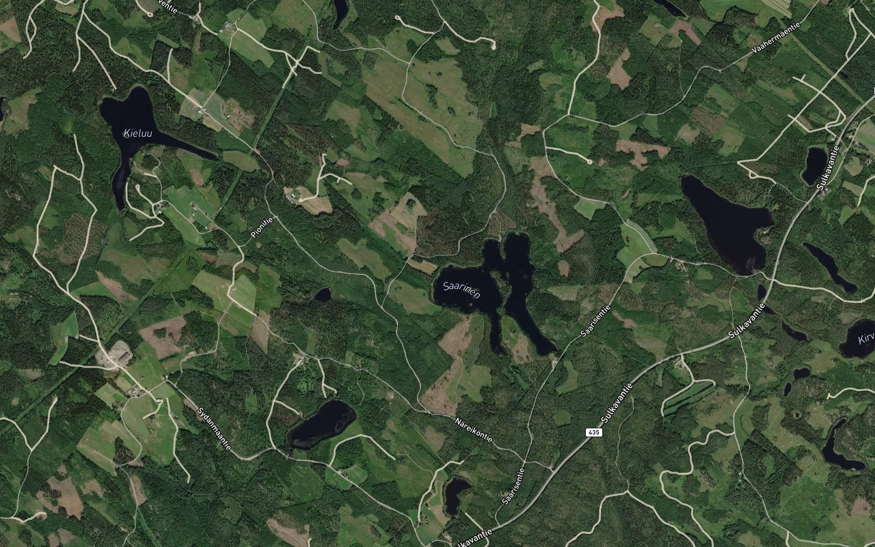 Satellite map of the Hepo-oja
