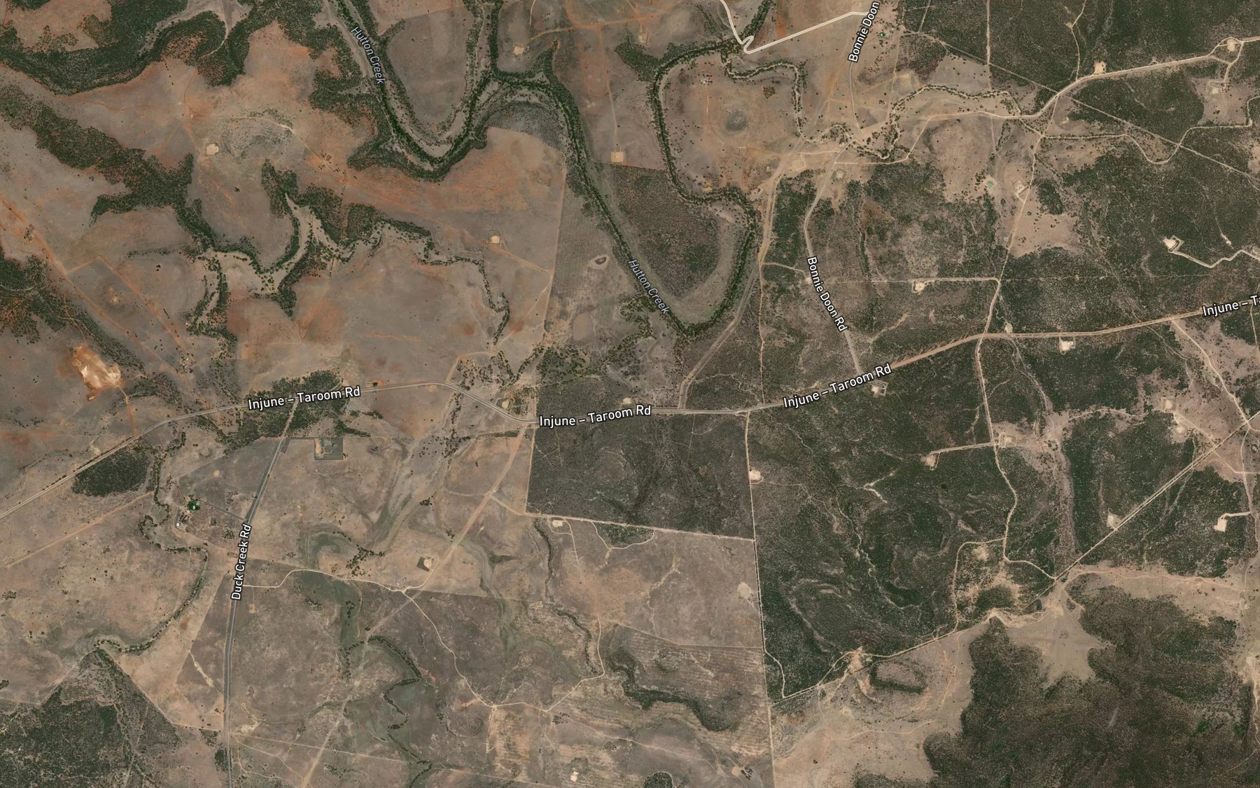 Satellite map of the Expedition Creek