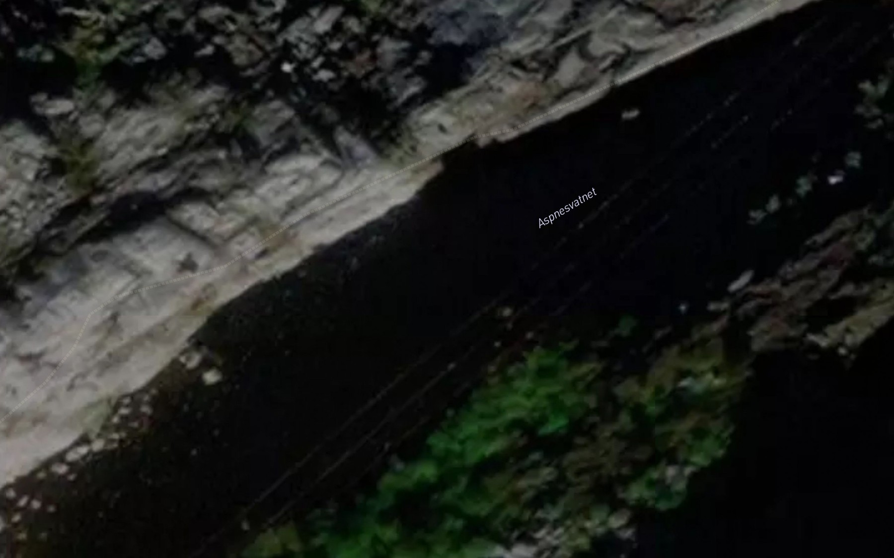 Satellite map of the Aspnesvatnet