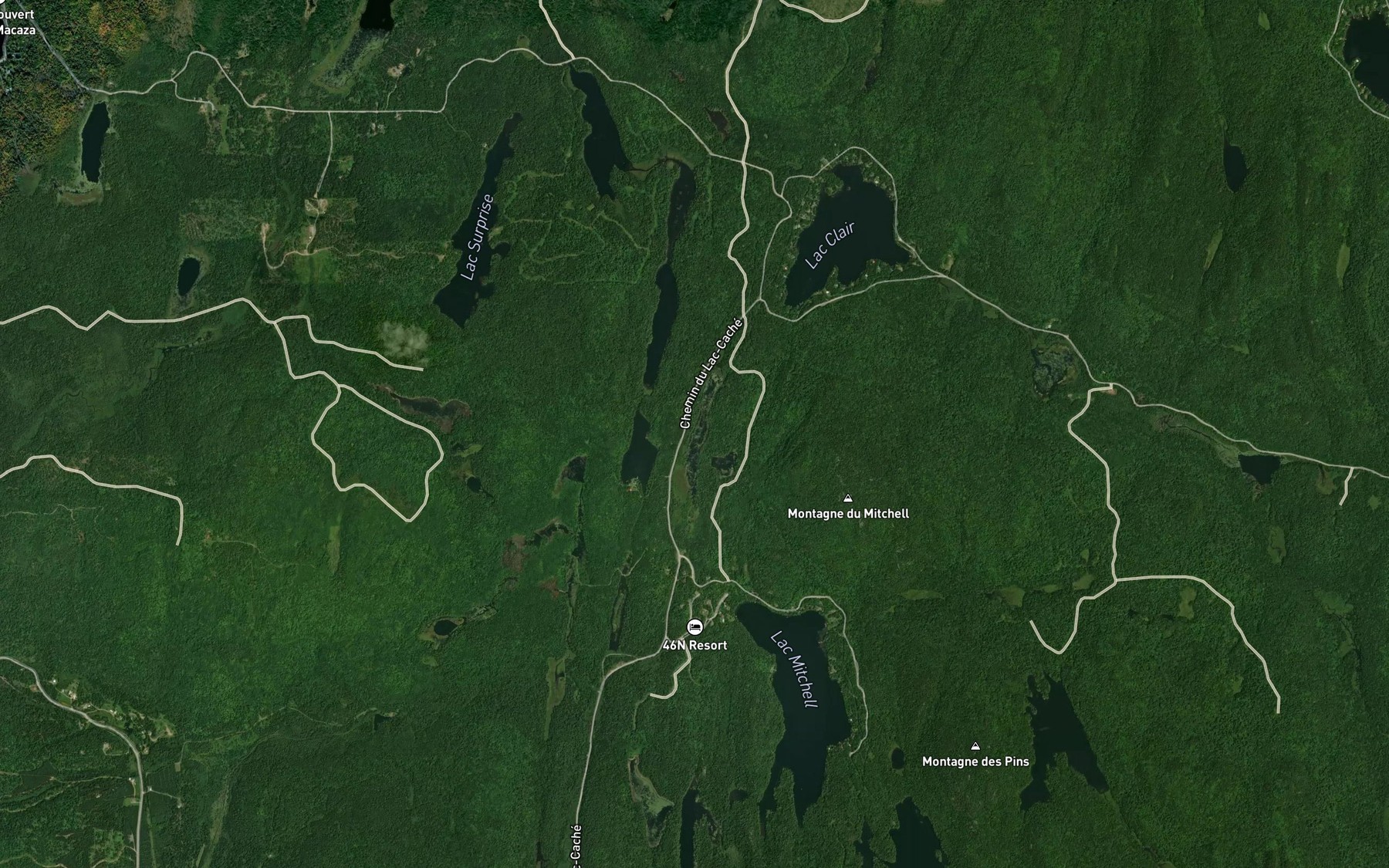 Satellite map of the Lac Long