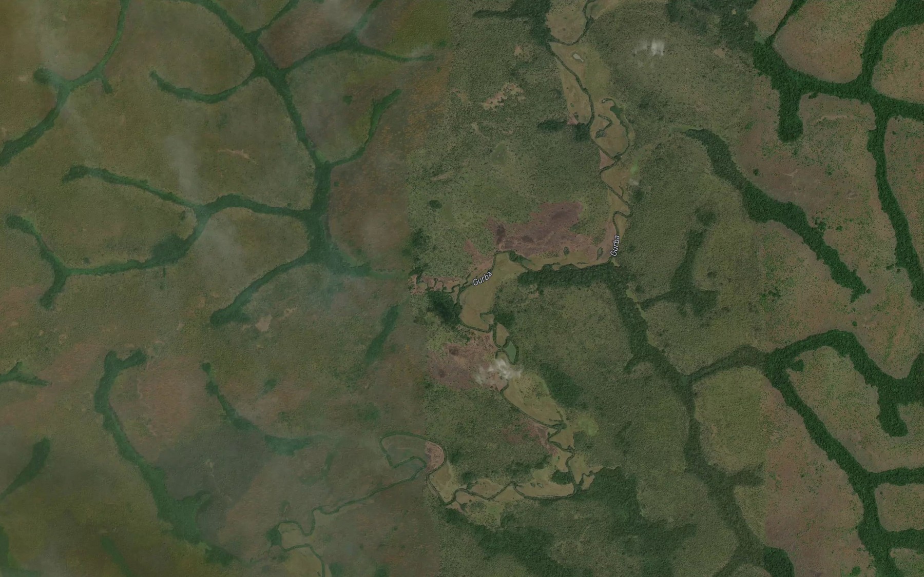 Satellite map of the Burungims