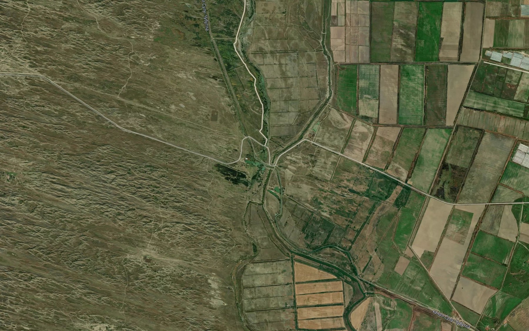 Satellite map of the Kuru-Chubutla