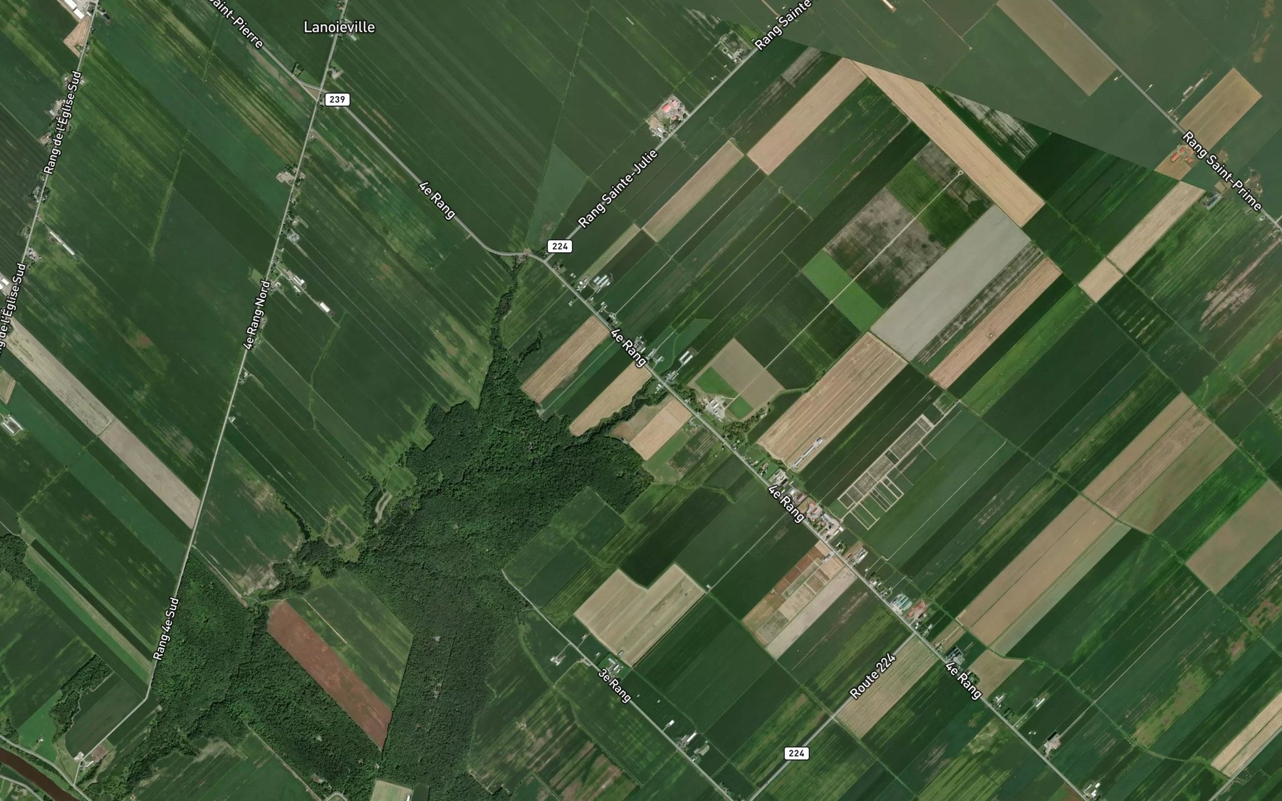 Satellite map of the Decharge des Huit