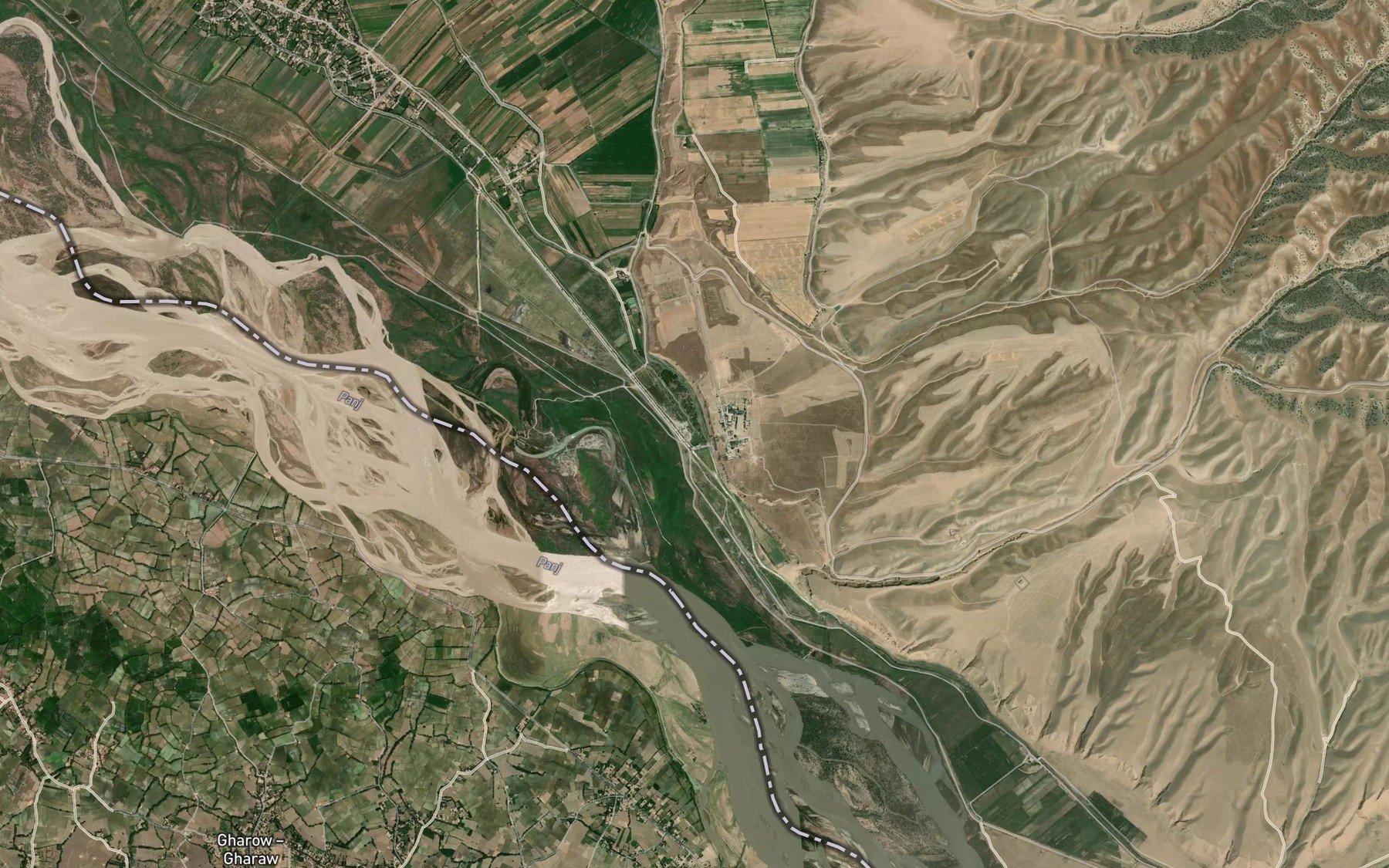 Satellite map of the Kanal Staryy Shakar