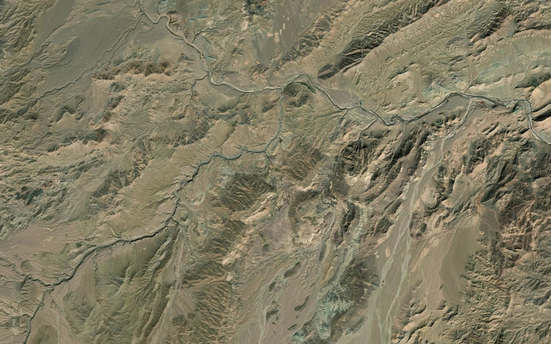 Satellite map of the Cheshmeh-ye Owbad-e Geyshaki-ye Ab Garm