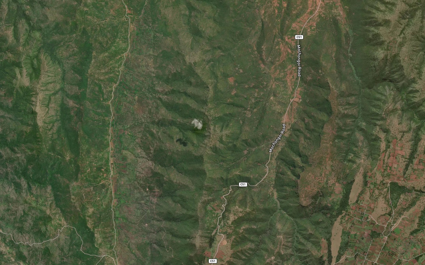 Satellite map of the Minminwe Spring