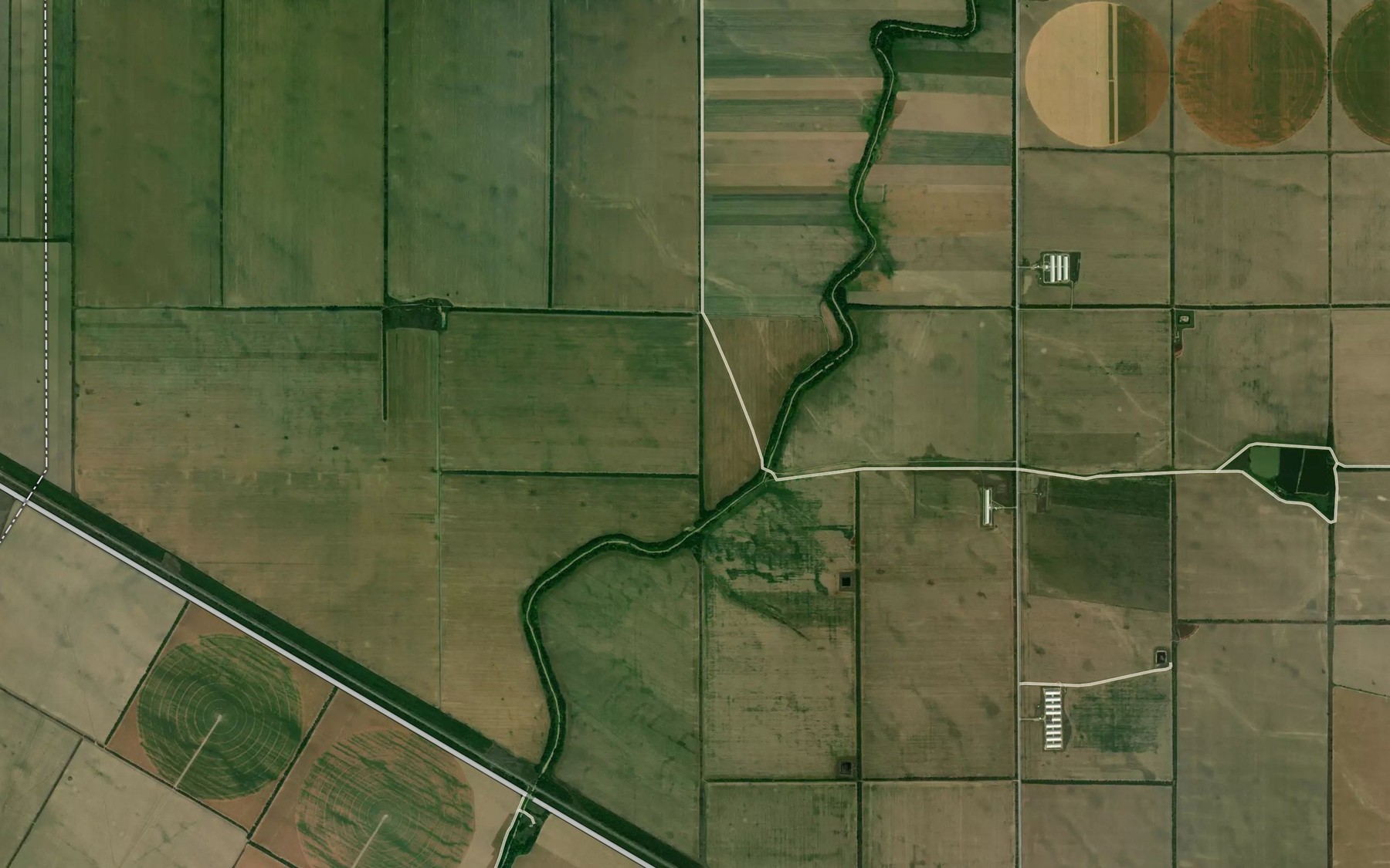 Satellite map of the Brugadnyy Kanal