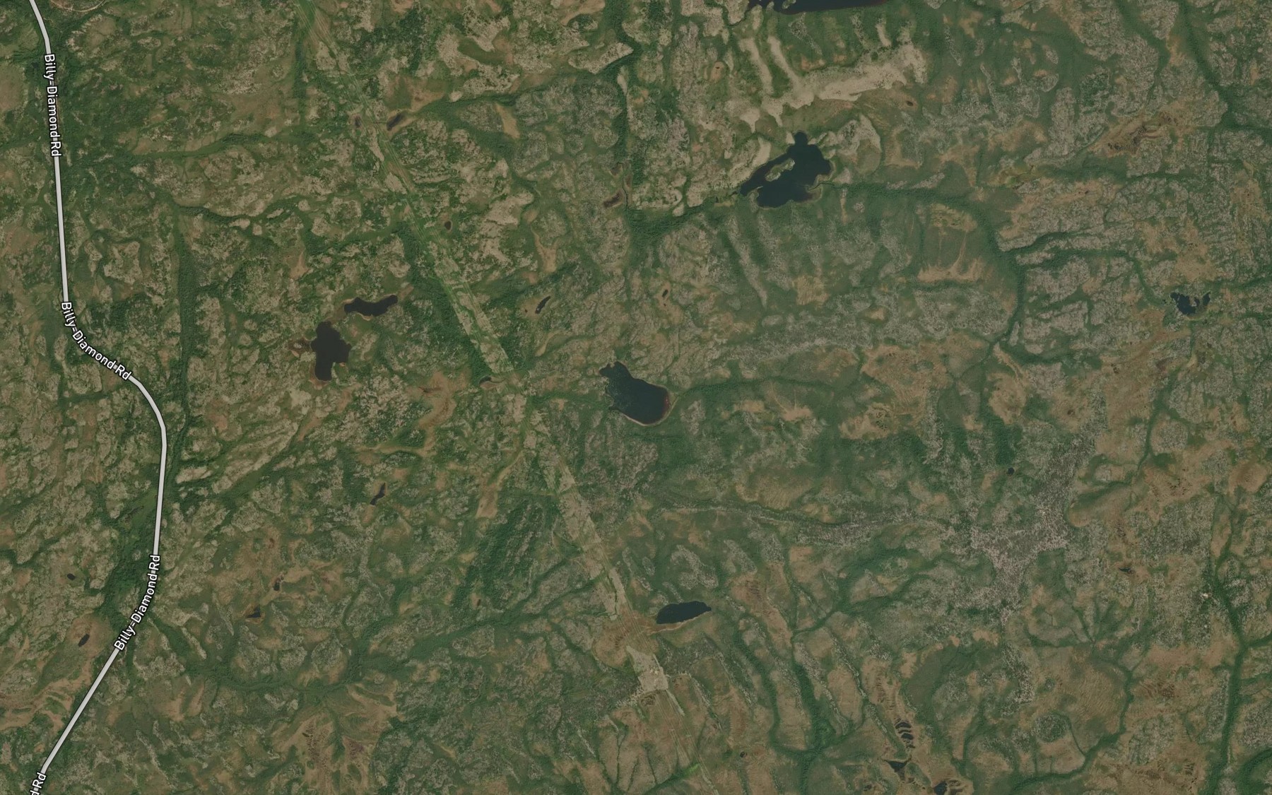 Satellite map of the Lac Shabudowan