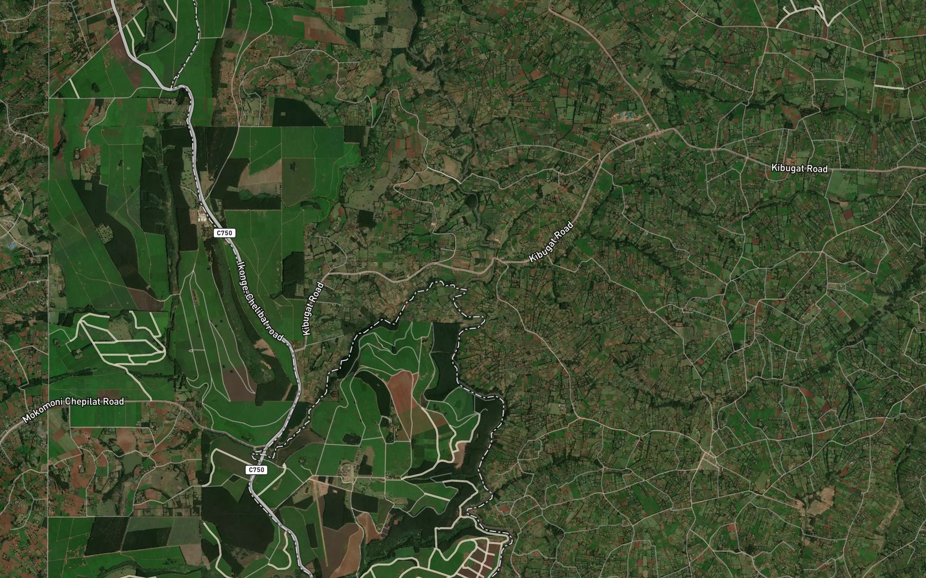 Satellite map of the Meuk