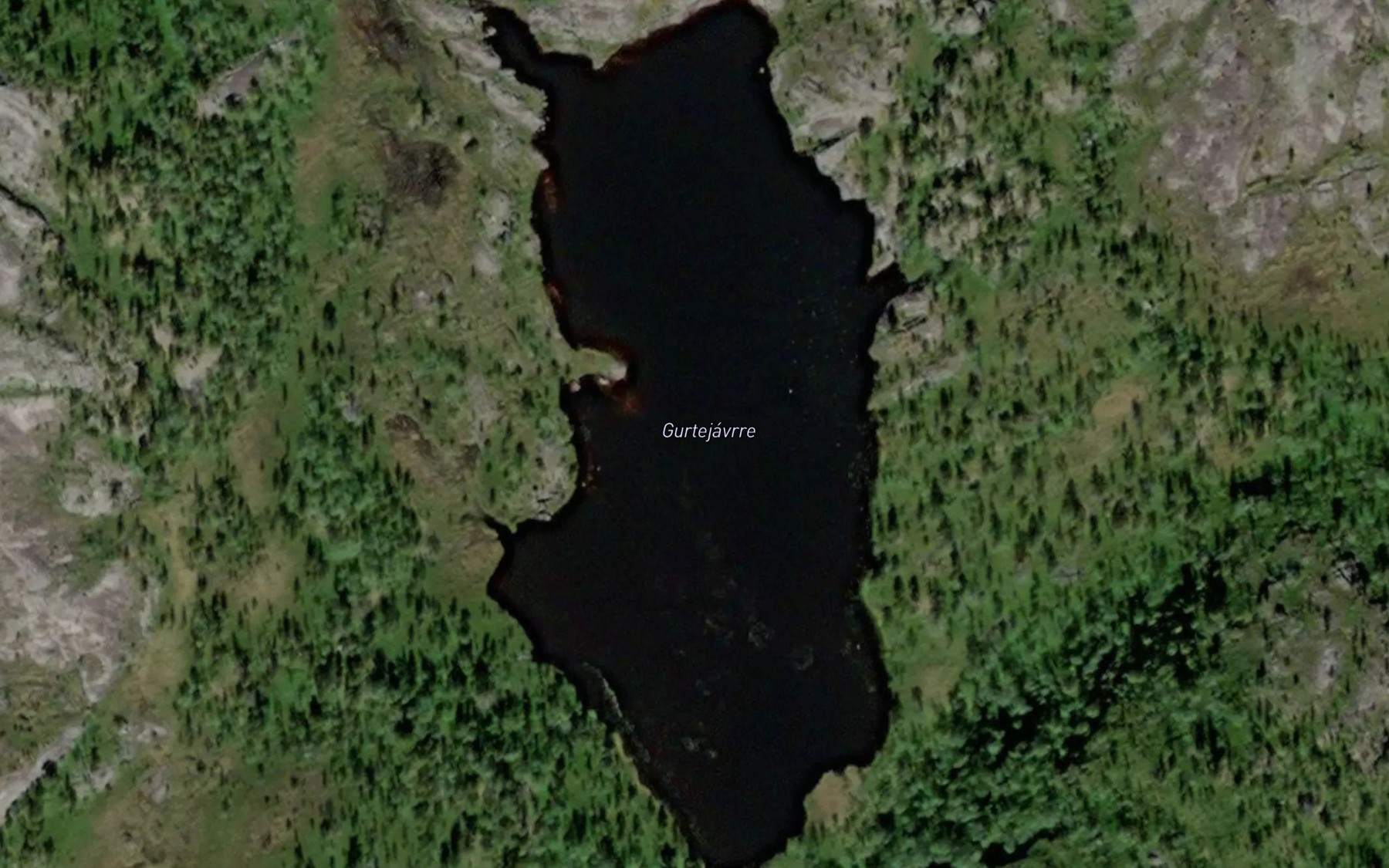 Satellite map of the Gurtejavri