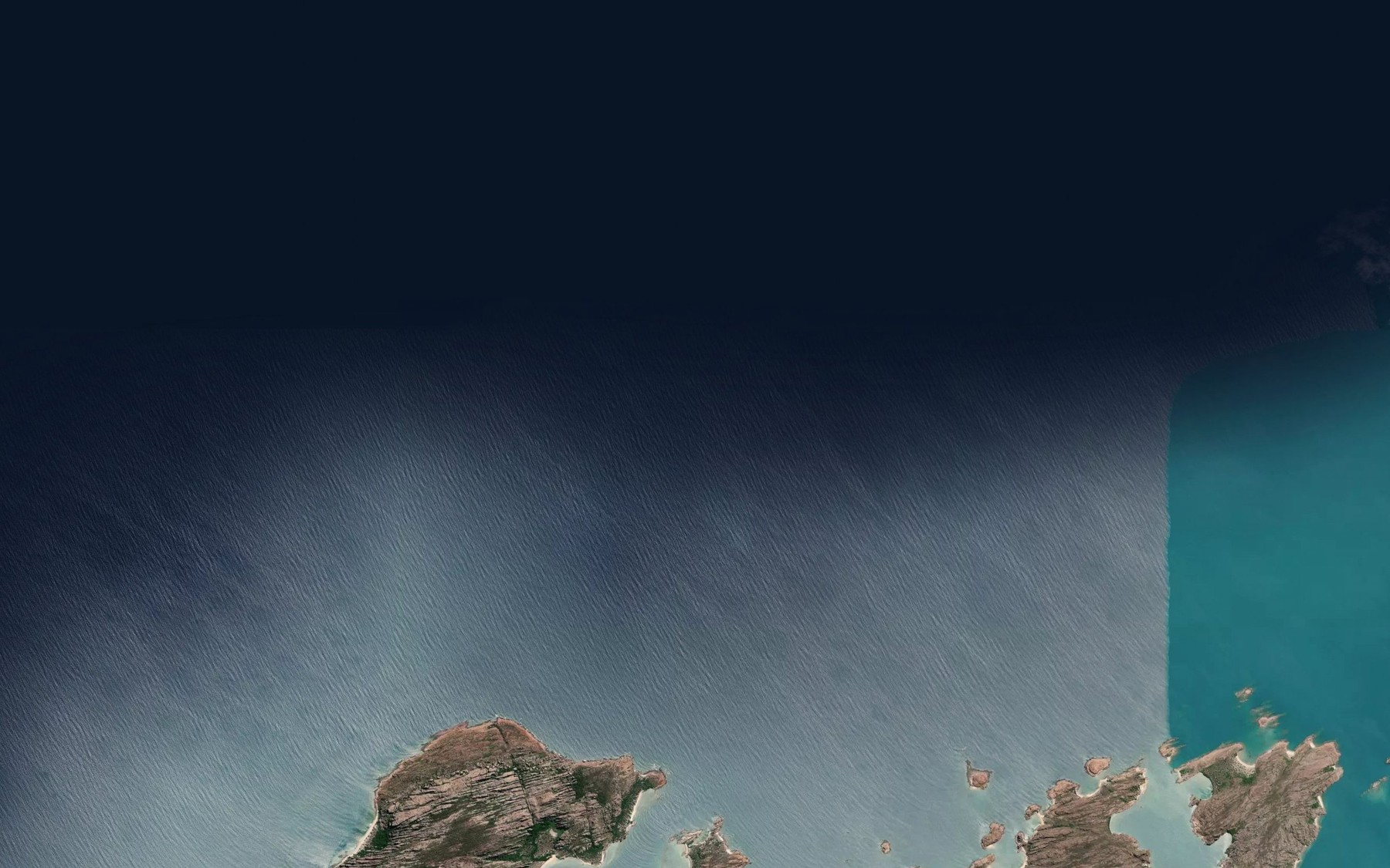 Satellite map of the Chasm Shoal
