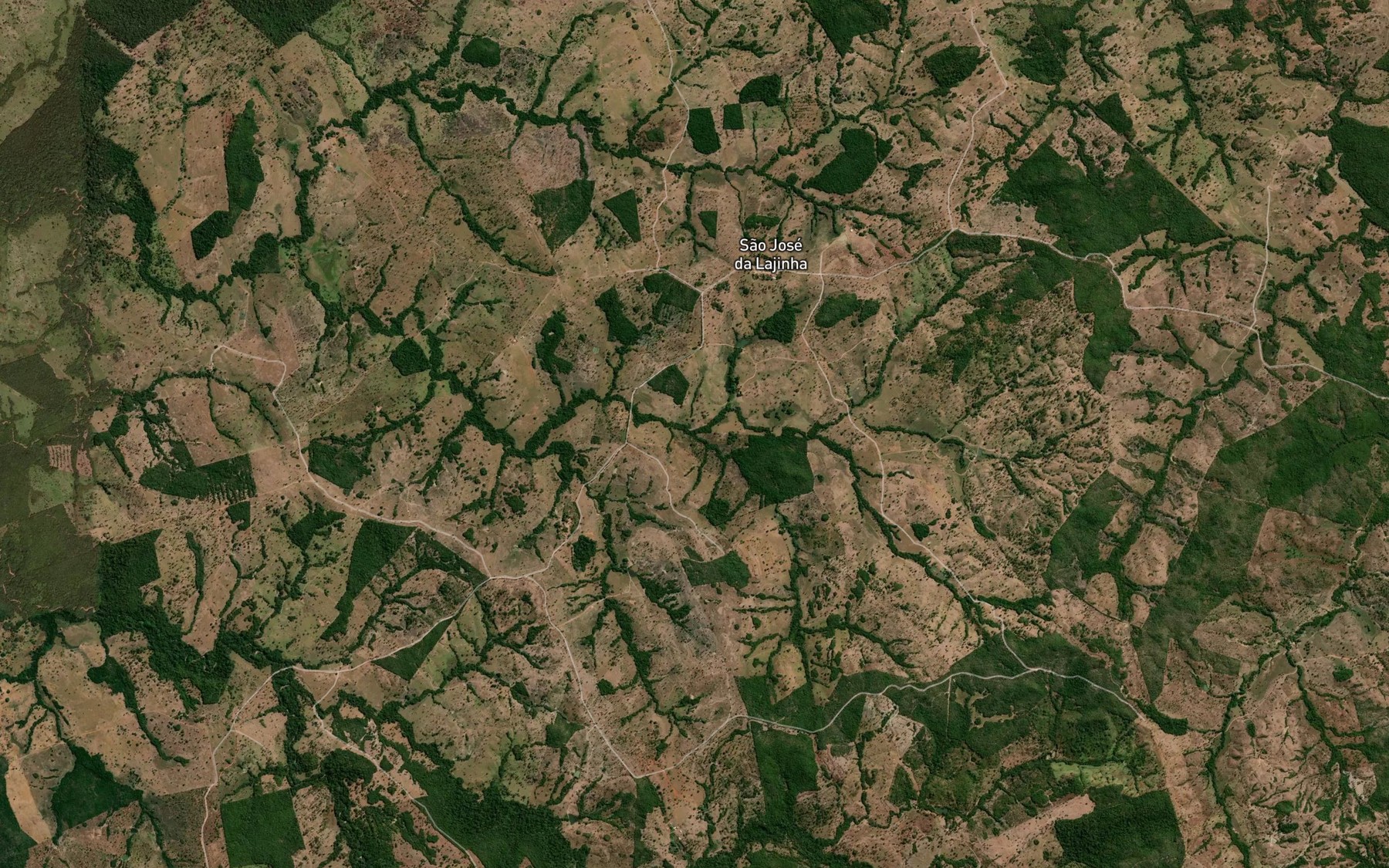 Satellite map of the Corrego do Carreiro