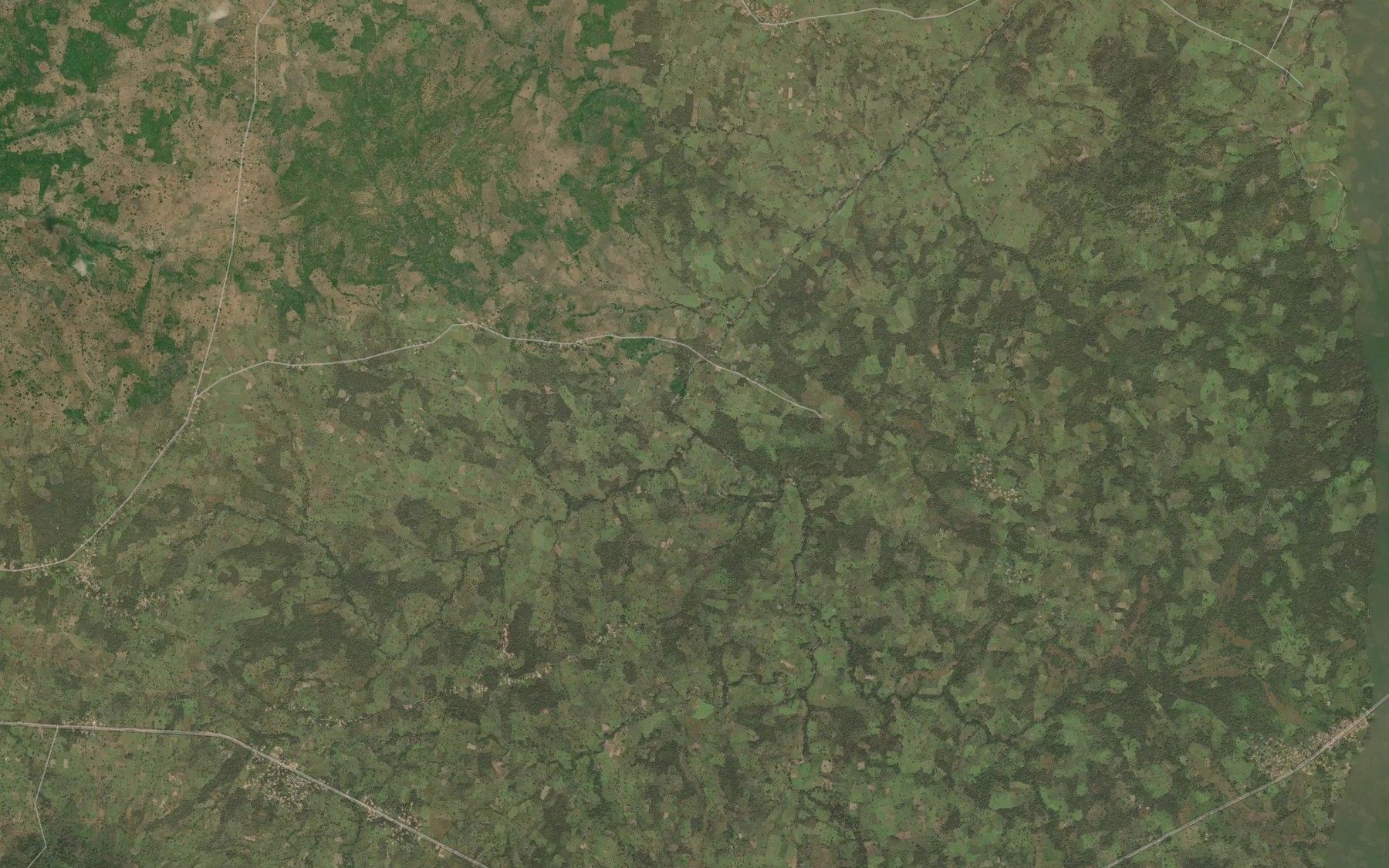Satellite map of the River Shakisi