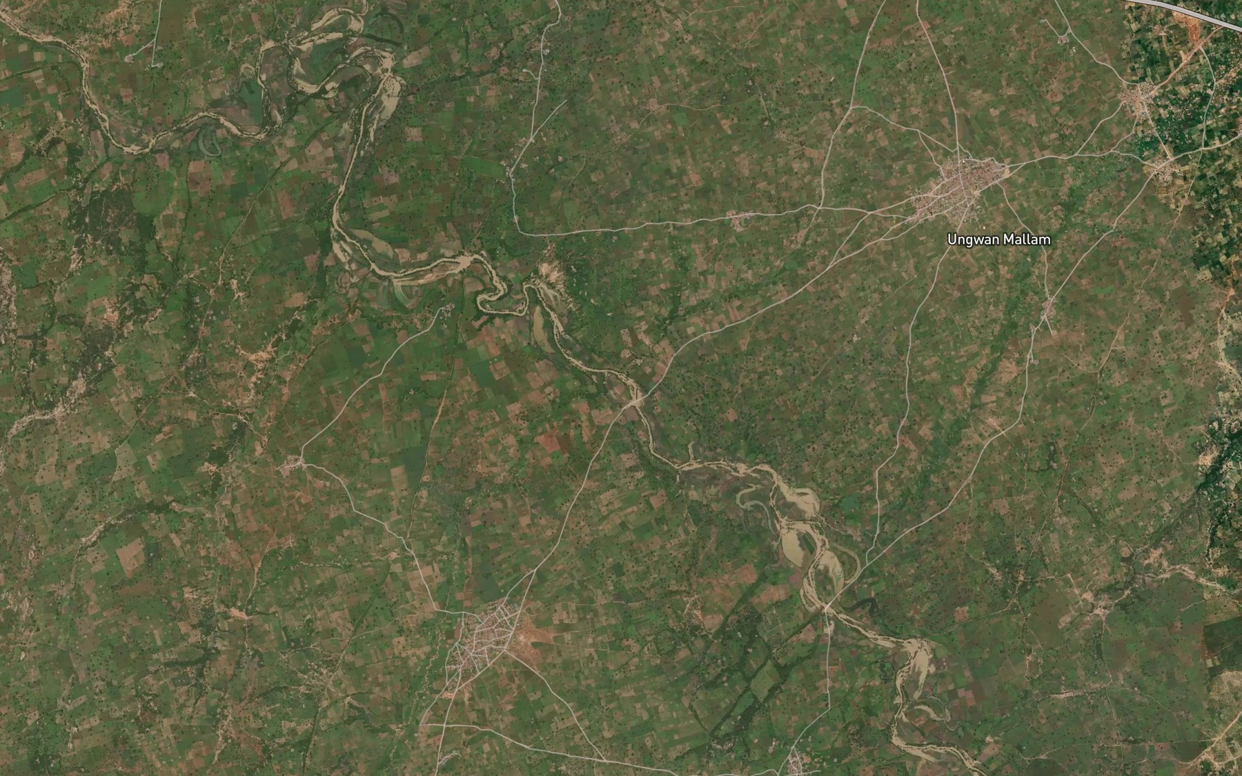 Satellite map of the River Gantsara Gindi