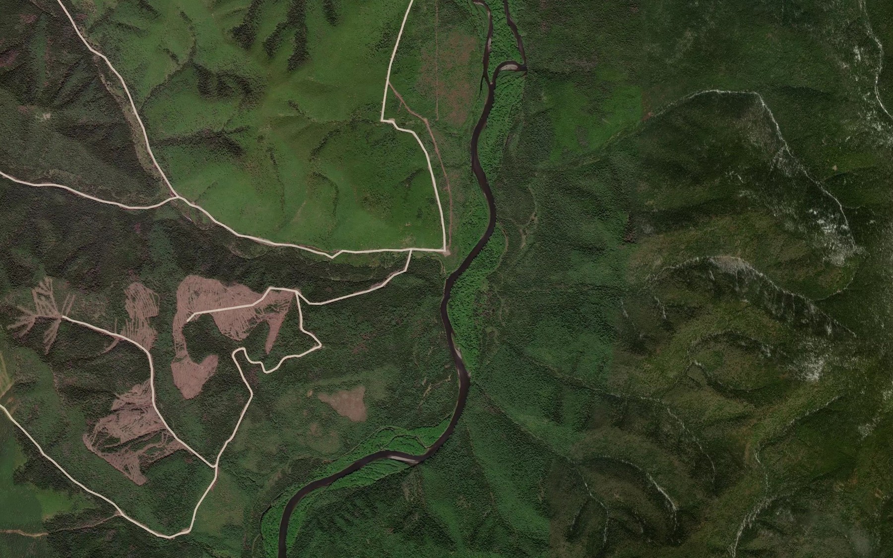 Satellite map of the Medvezhiy
