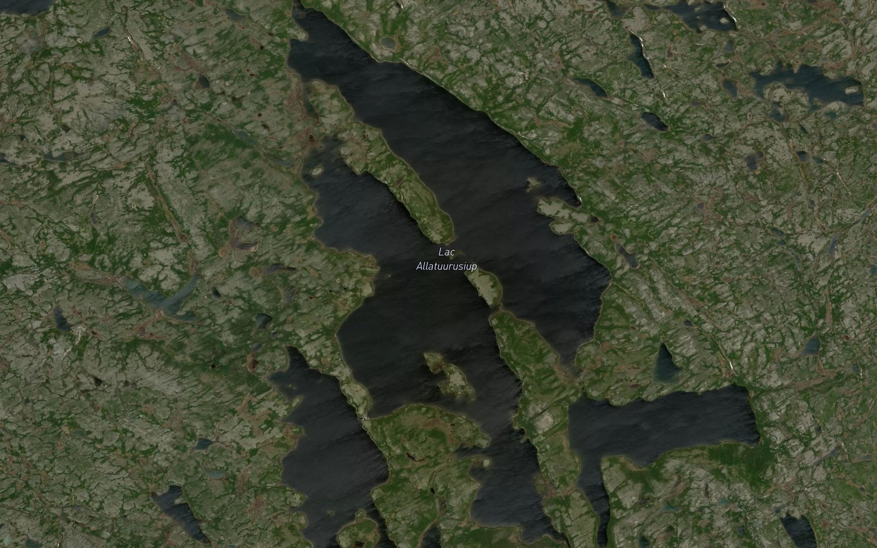 Satellite map of the Lac Allatuurusiup