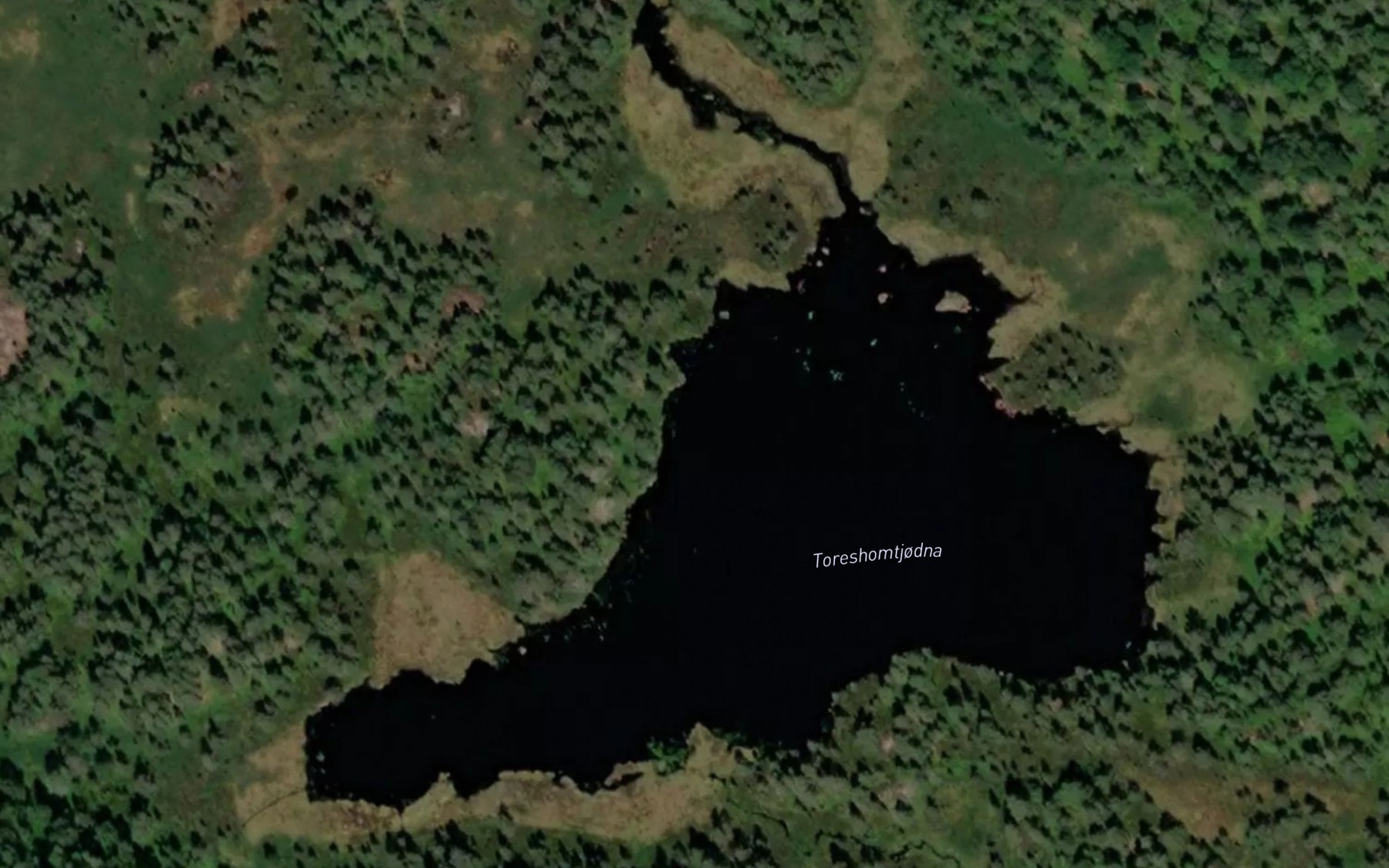 Satellite map of the Toreshomtjodna