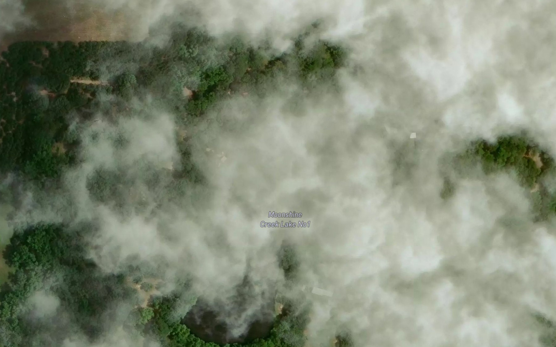 Satellite map of the Moonshine Creek Lake No1