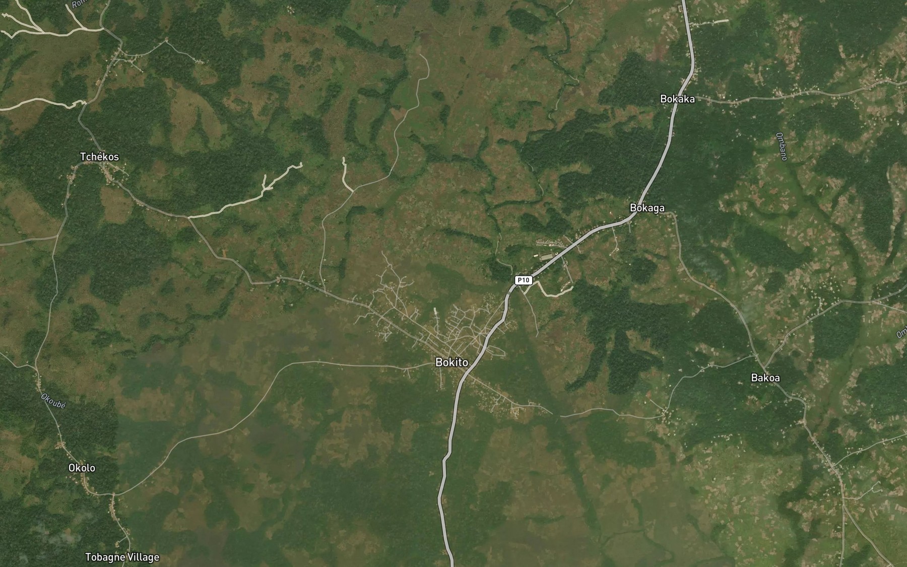Satellite map of the Okole
