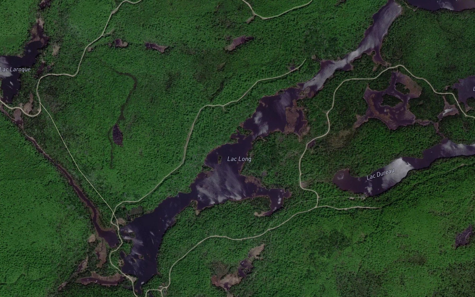 Satellite map of the Lac Long