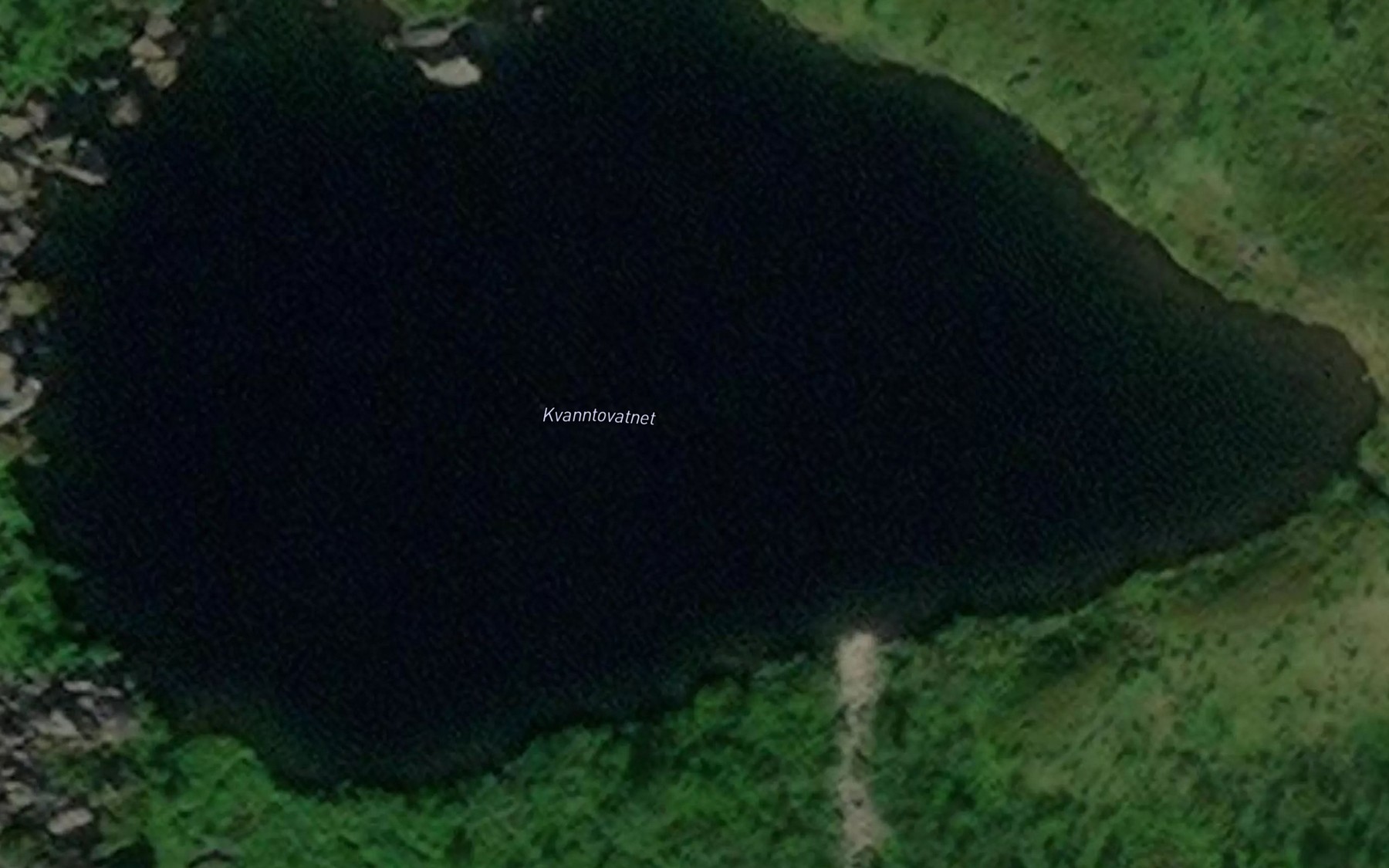 Satellite map of the Kvanntovatnet