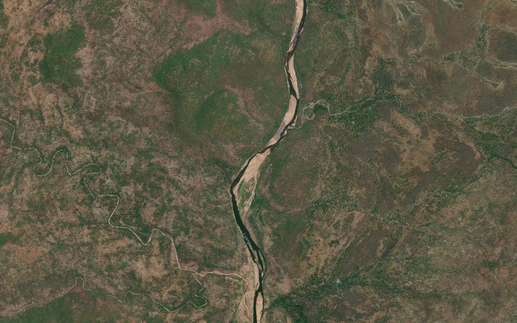 Satellite map of the Damaiowe