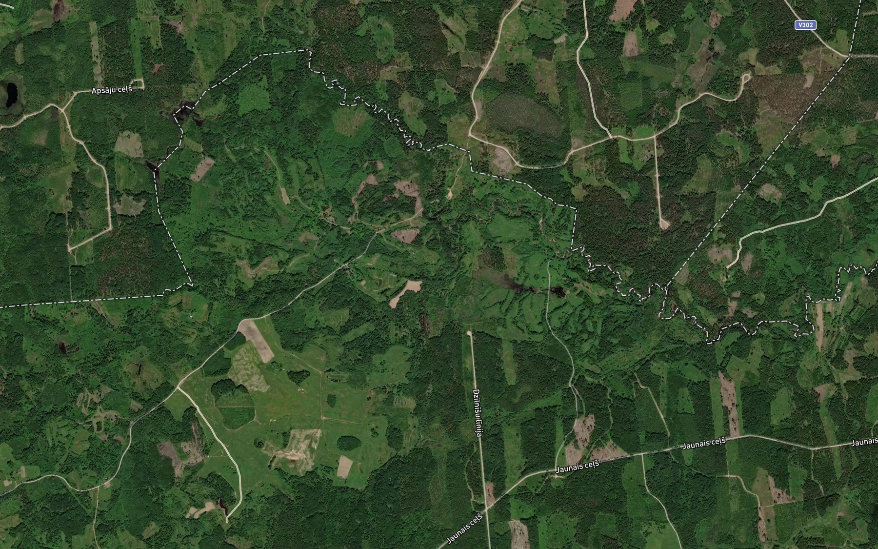 Satellite map of the Eglupe