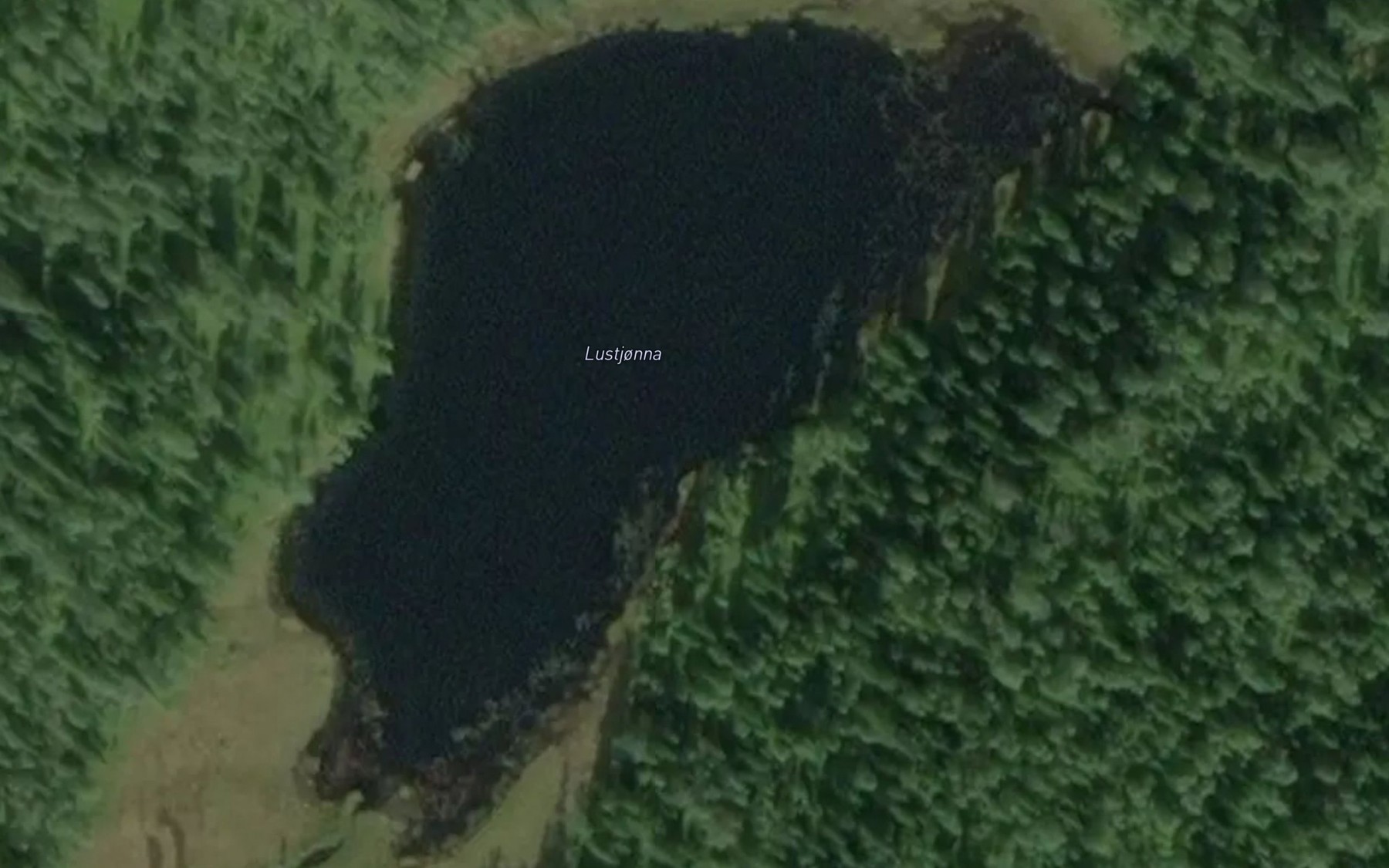 Satellite map of the Lustjonna
