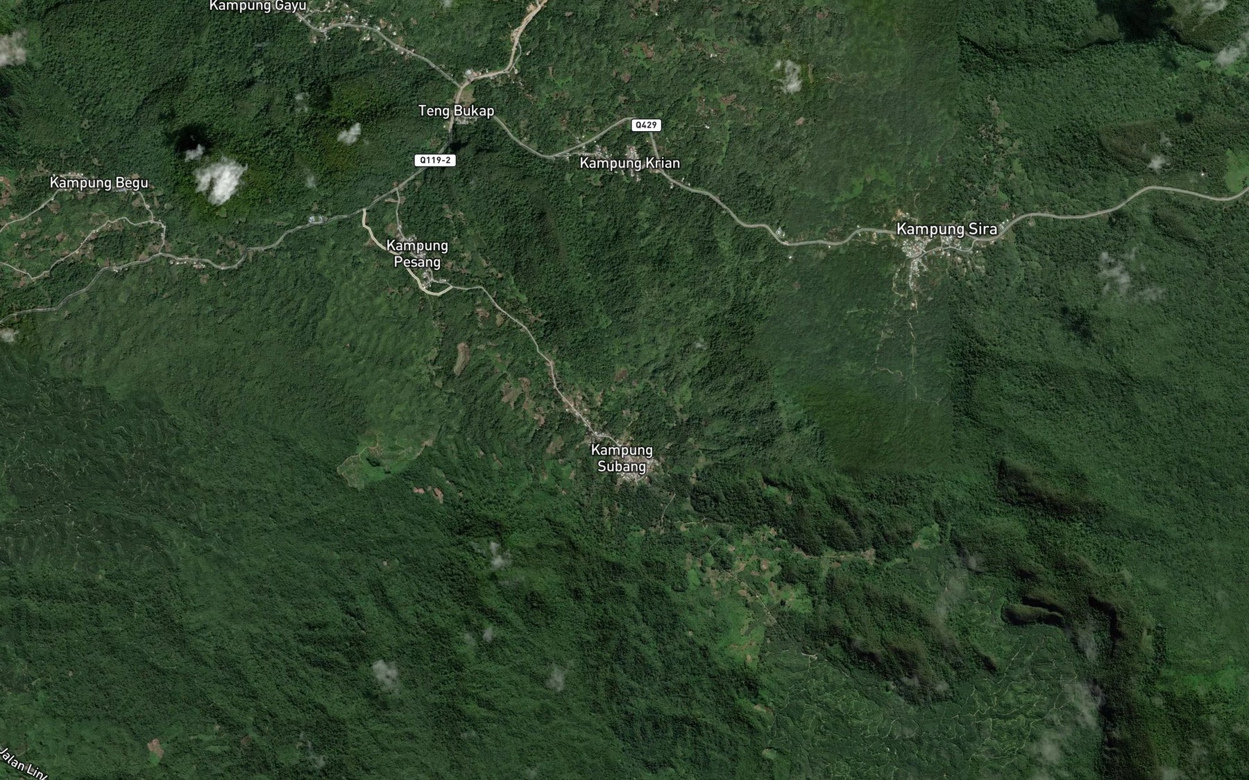 Satellite map of the Sungai Ari