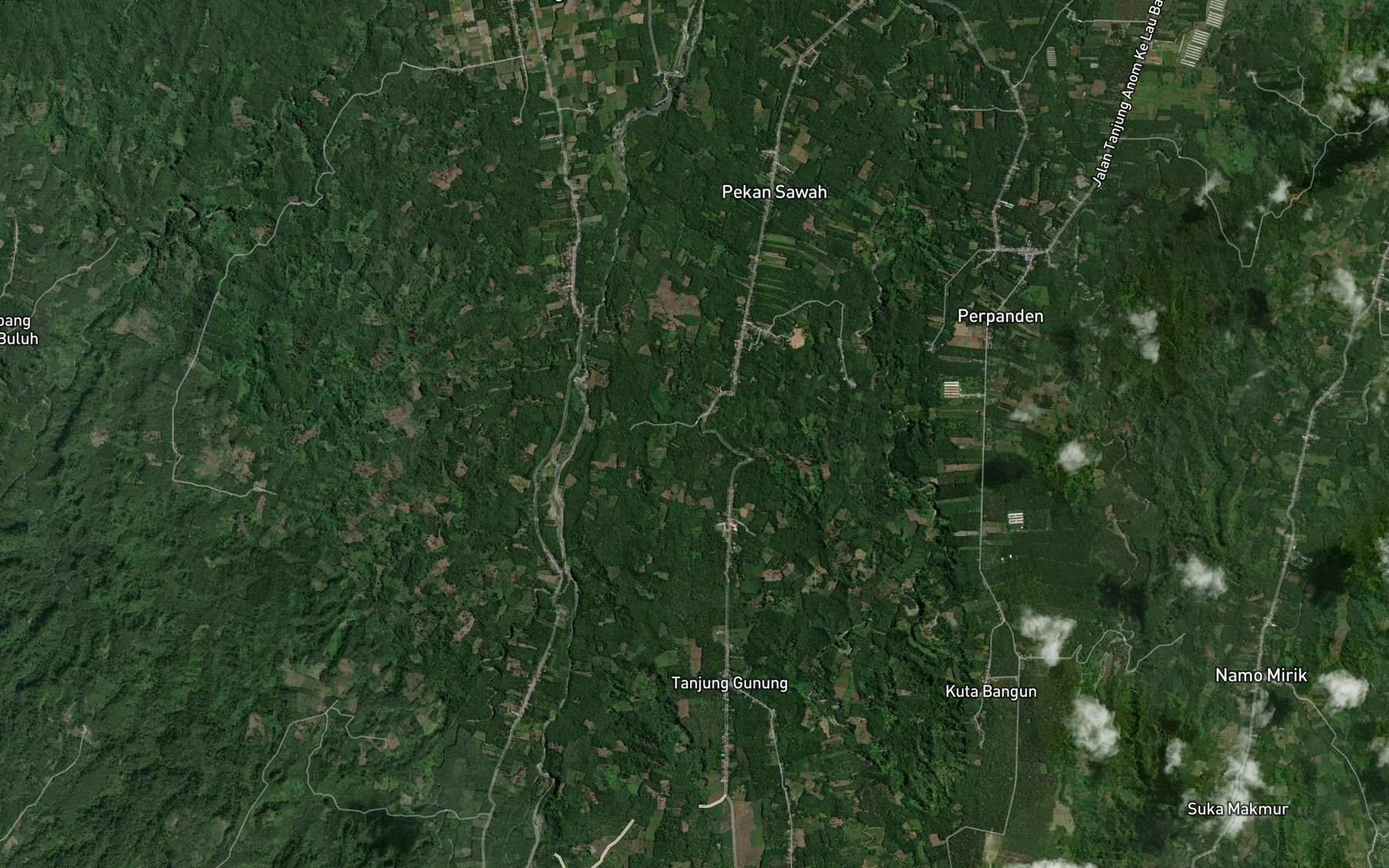 Satellite map of the Lao Keruas