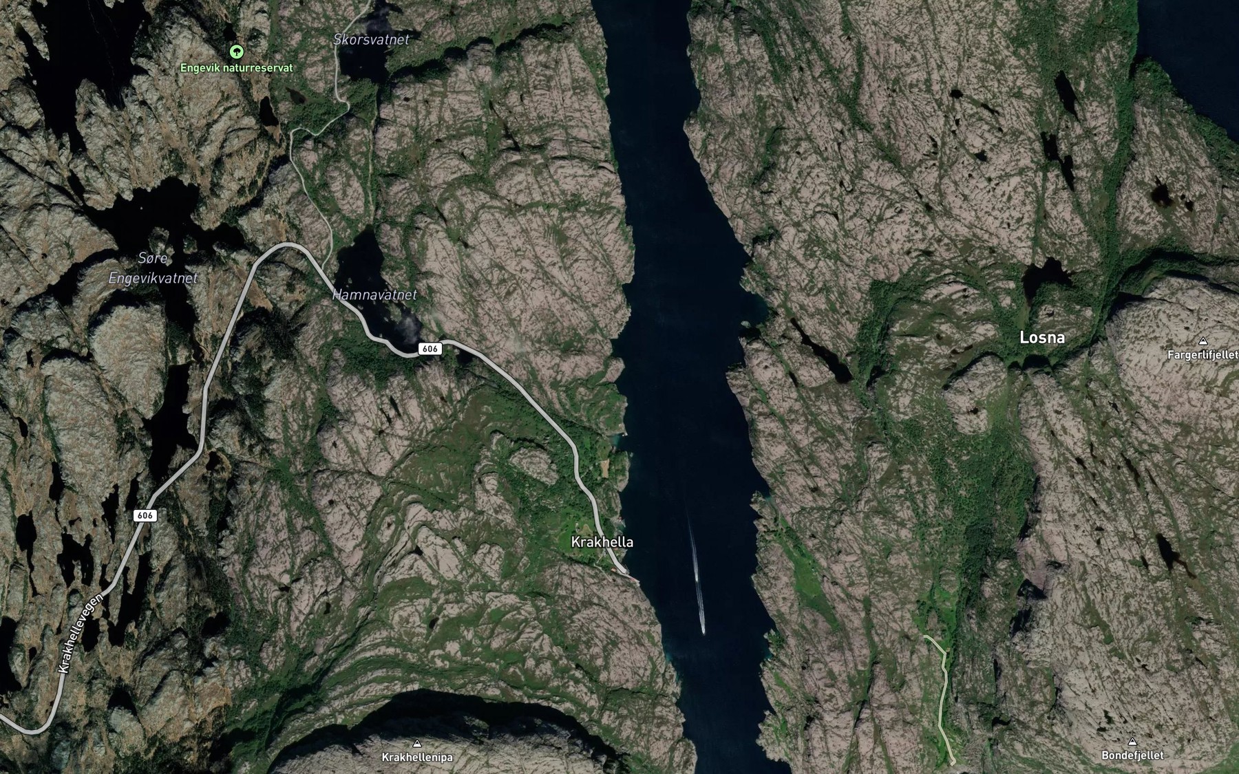Satellite map of the Sore Kobbevika
