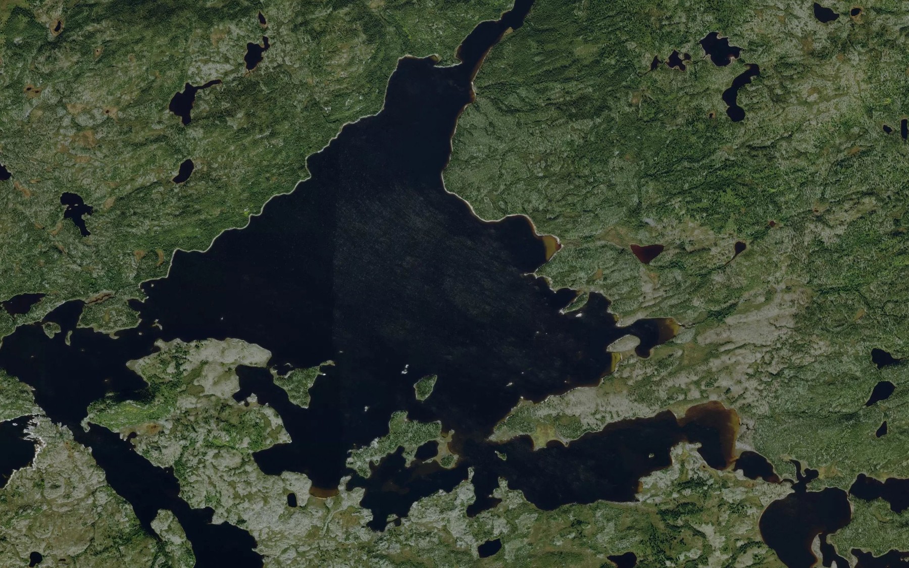 Satellite map of the Baie Kamisikamach