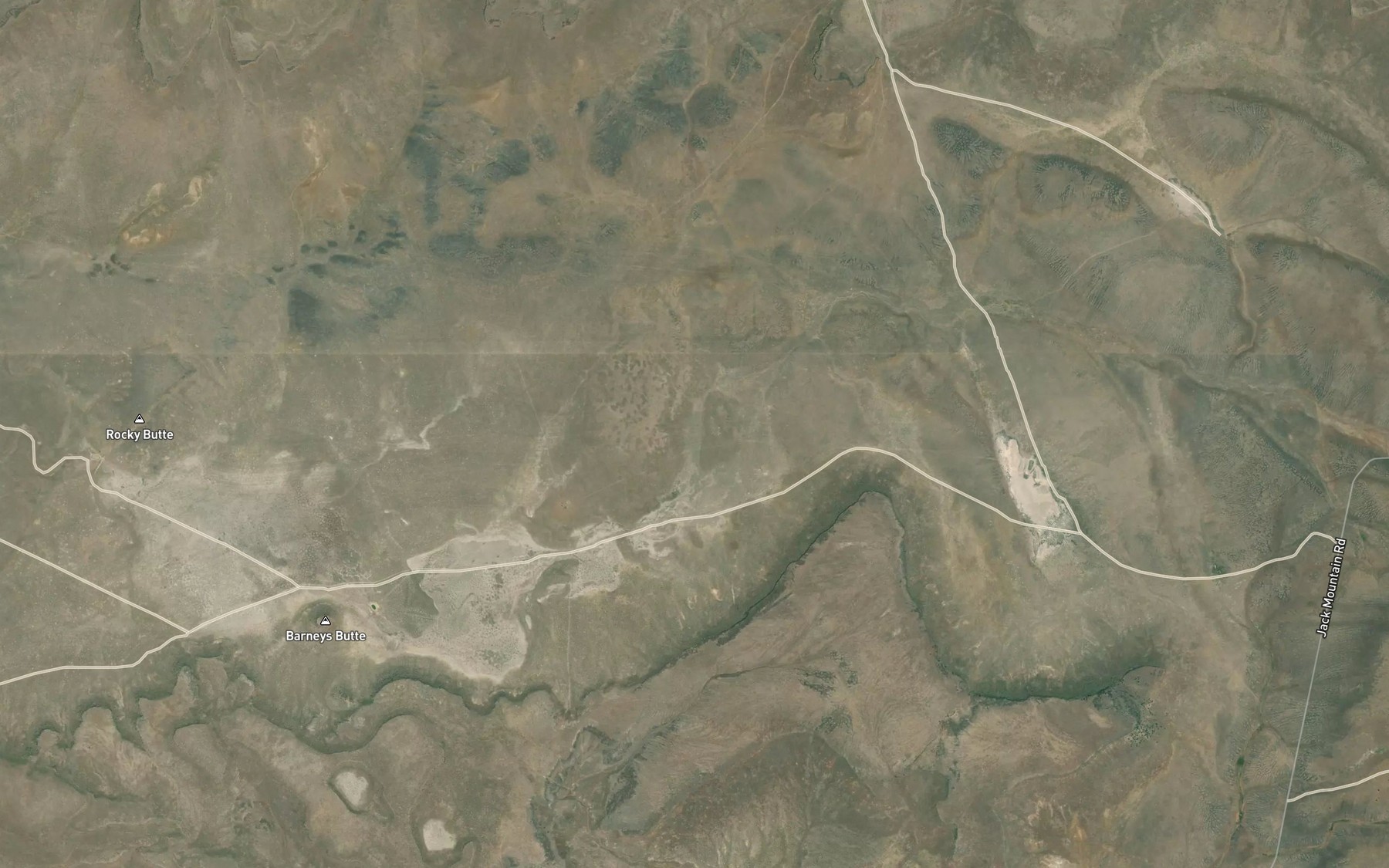 Satellite map of the Juniper Creek