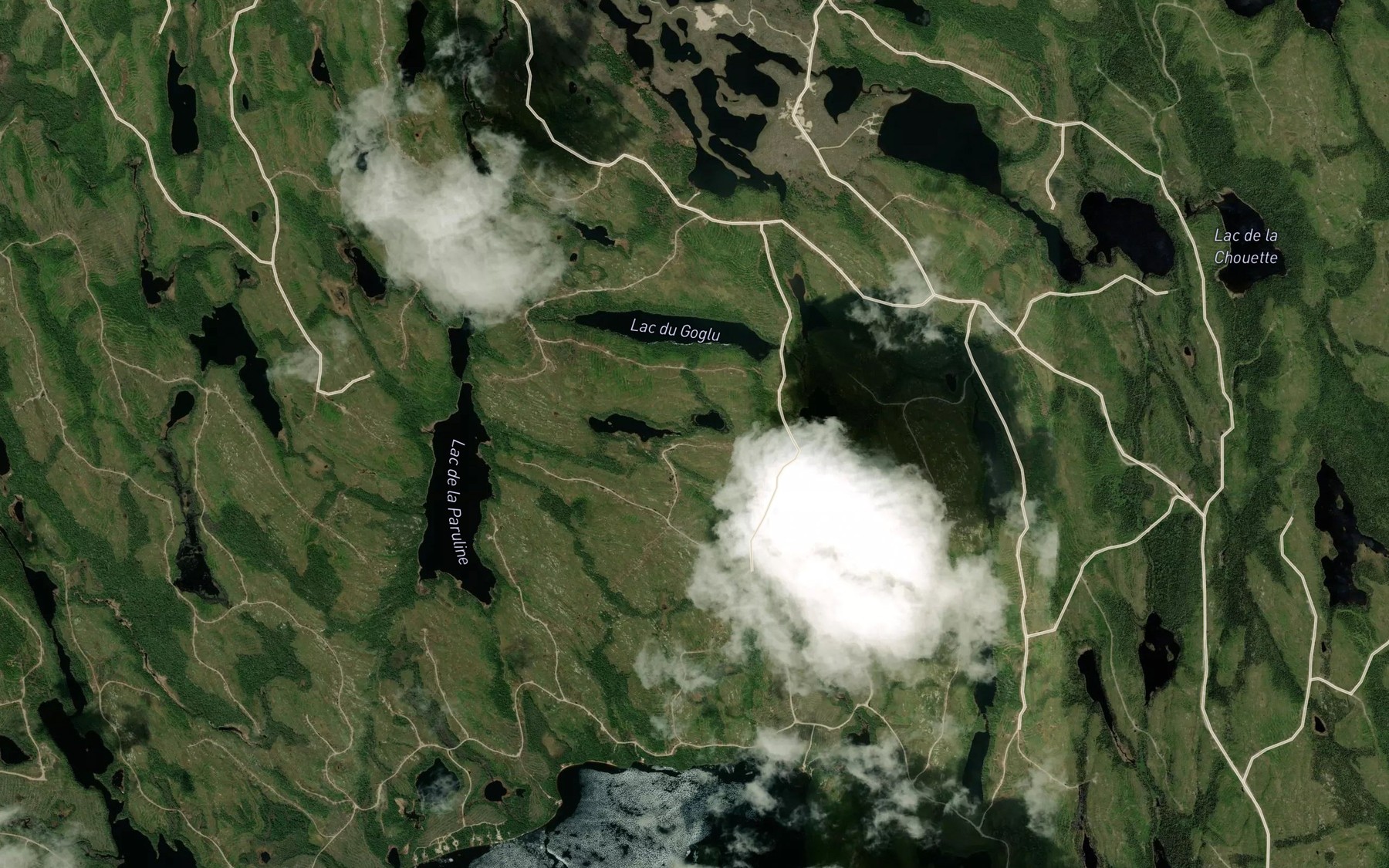 Satellite map of the Lac du Durbec